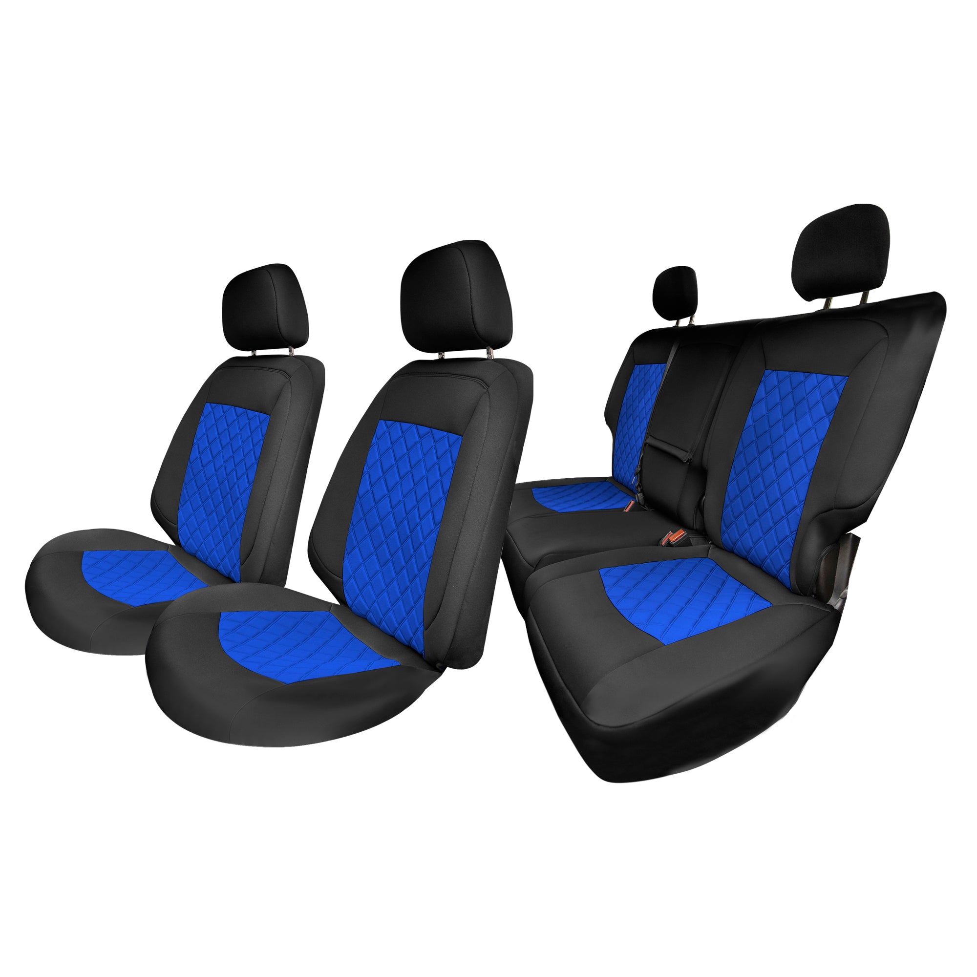Chevy Equinox 2018-2023 - Full Set Seat Covers - Blue Ultraflex Neoprene