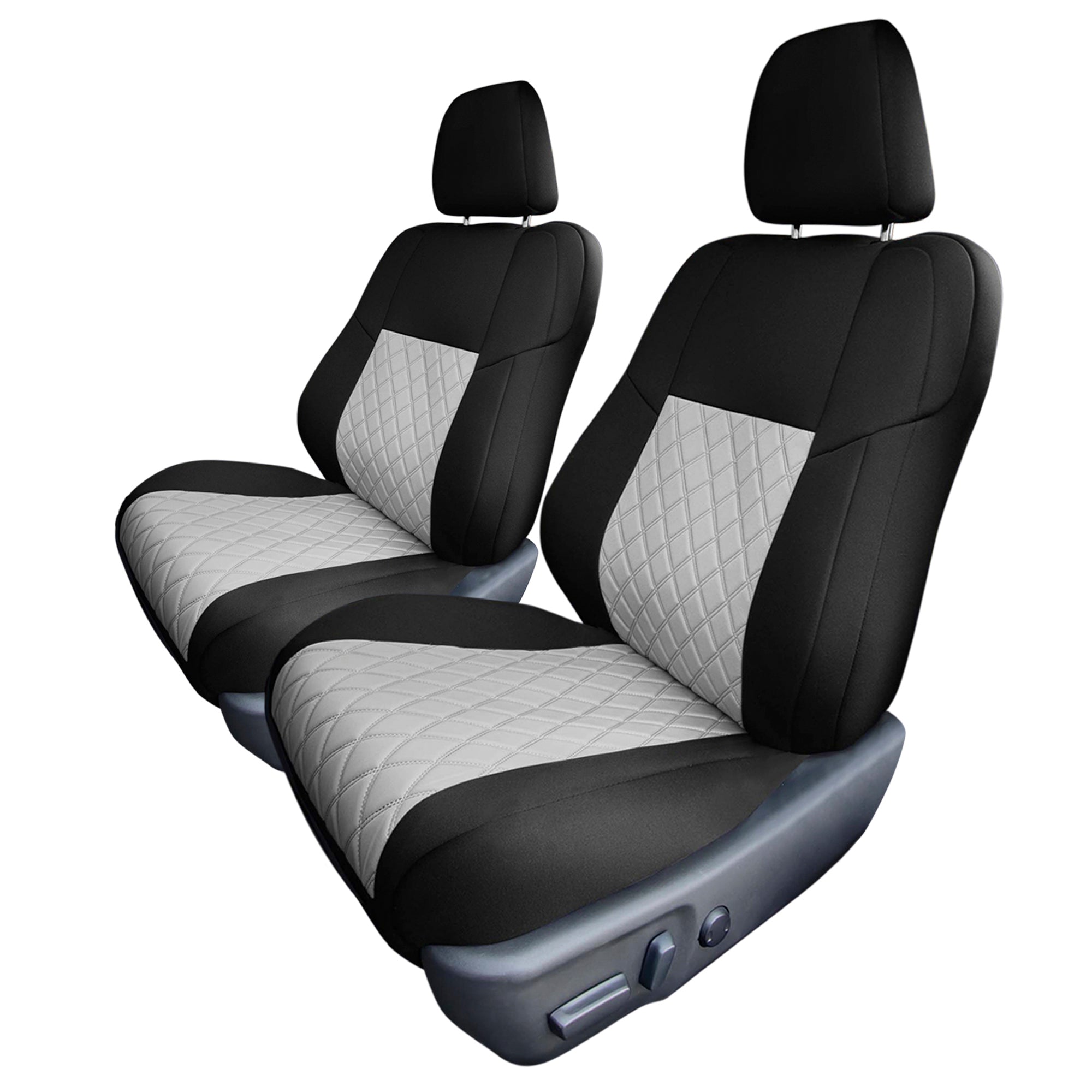 Toyota Camry LE | SE | XSE | XLE  2012-2017 - Front Set Seat Covers - Gray Ultraflex Neoprene