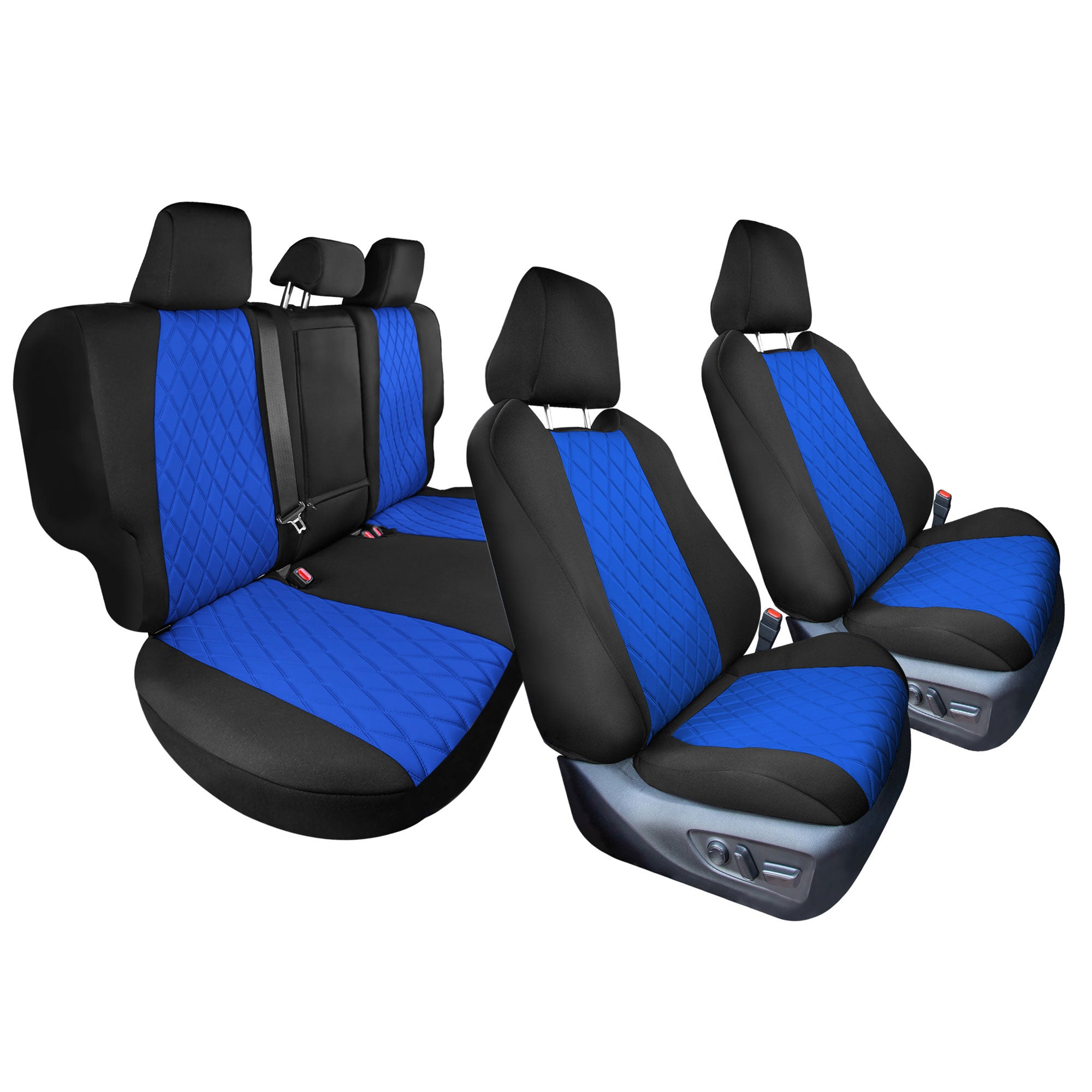 Toyota Rav4 LE | XLE | Limited 2019-2024  - Full Set Seat Covers - Blue Ultraflex Neoprene