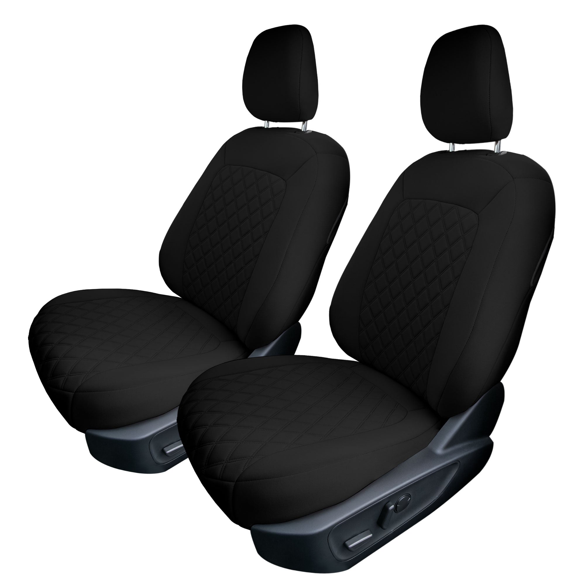 Ford Bronco Sport 2021-2024 - Front Set Seat Covers  -  Black Ultraflex Neoprene