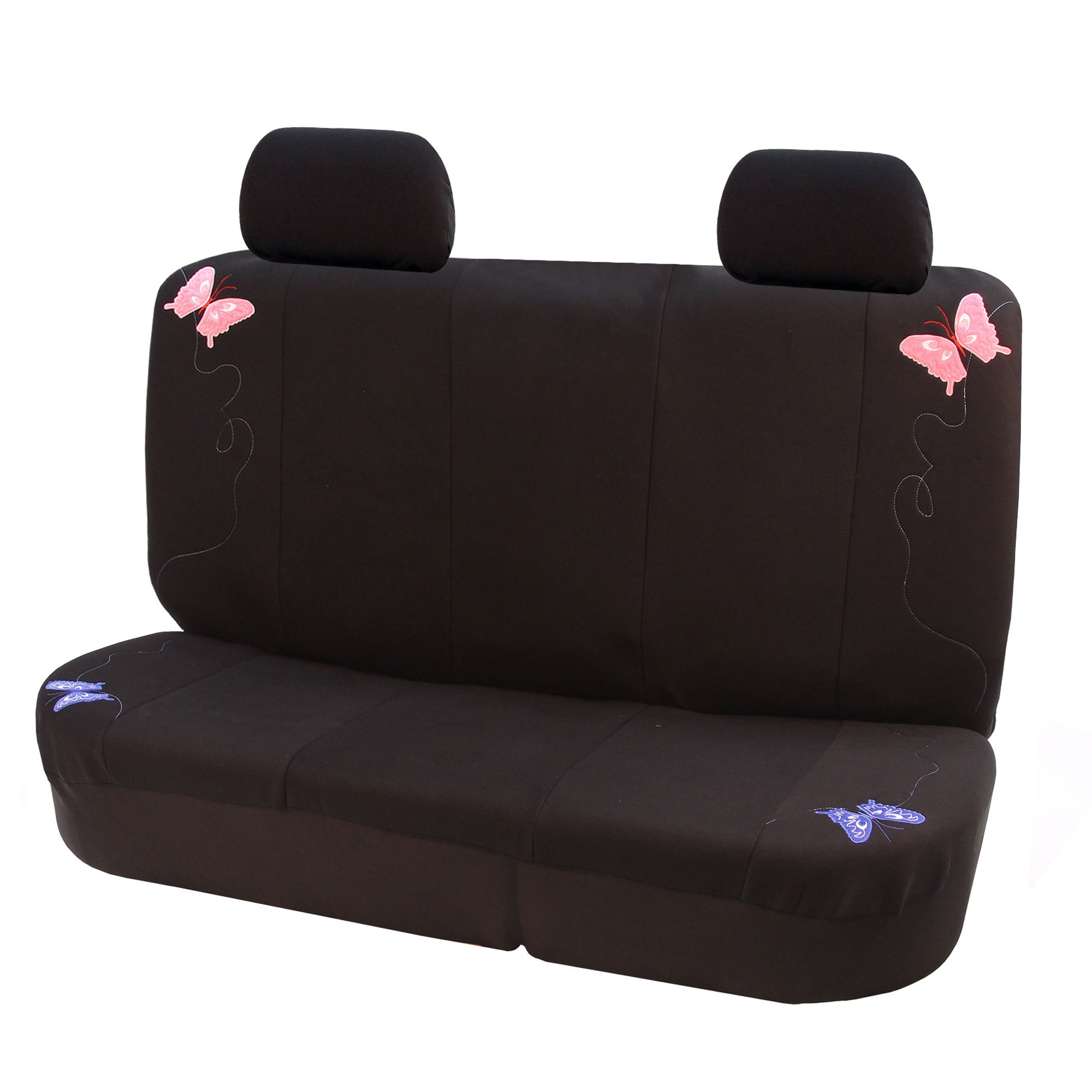 Butterfly Seat Covers - Rear Set Black