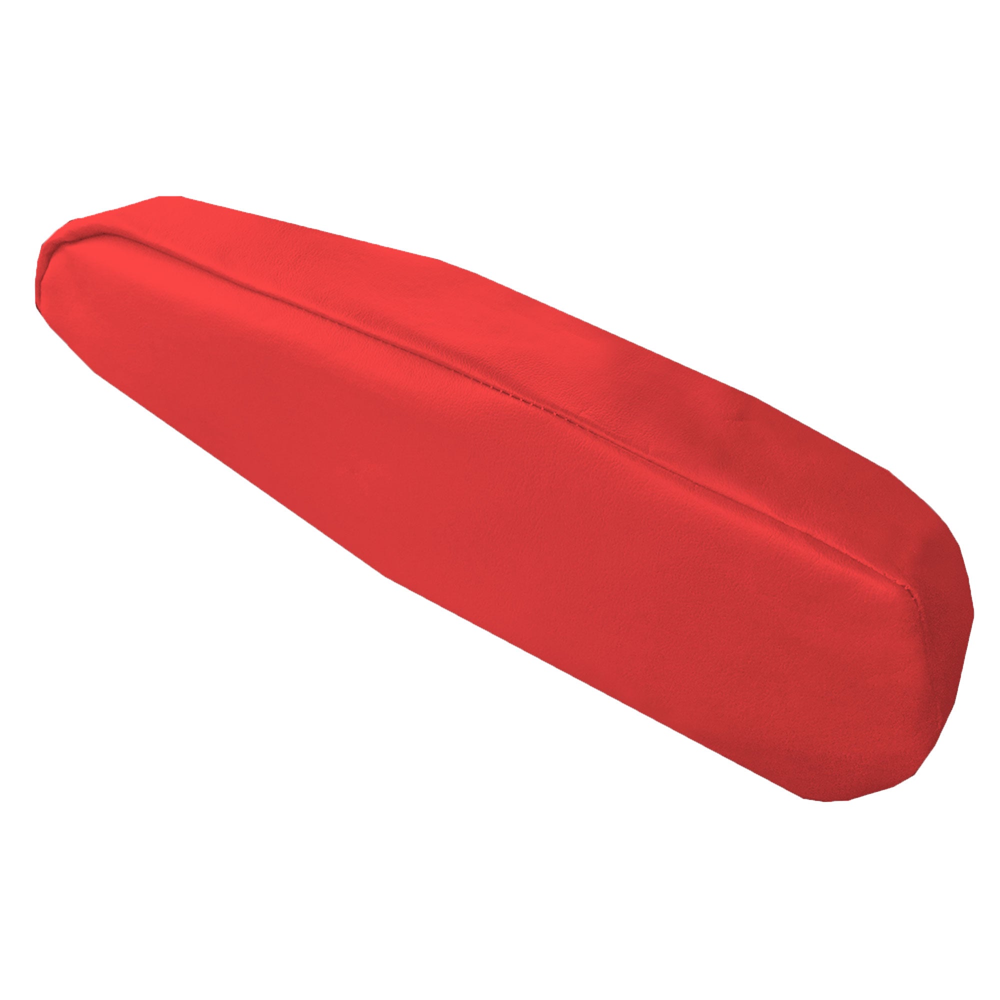 PU Leather Armrest Cover Red