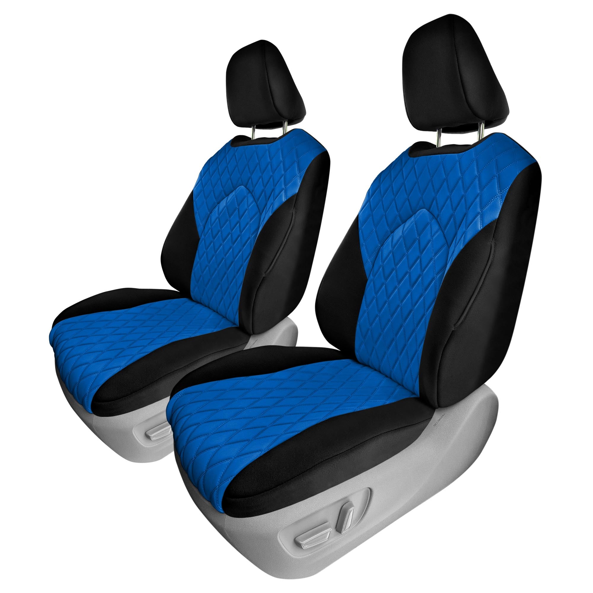 Toyota Highlander - 2020 - 2024  - Front Set Seat Covers - Blue Ultraflex Neoprene