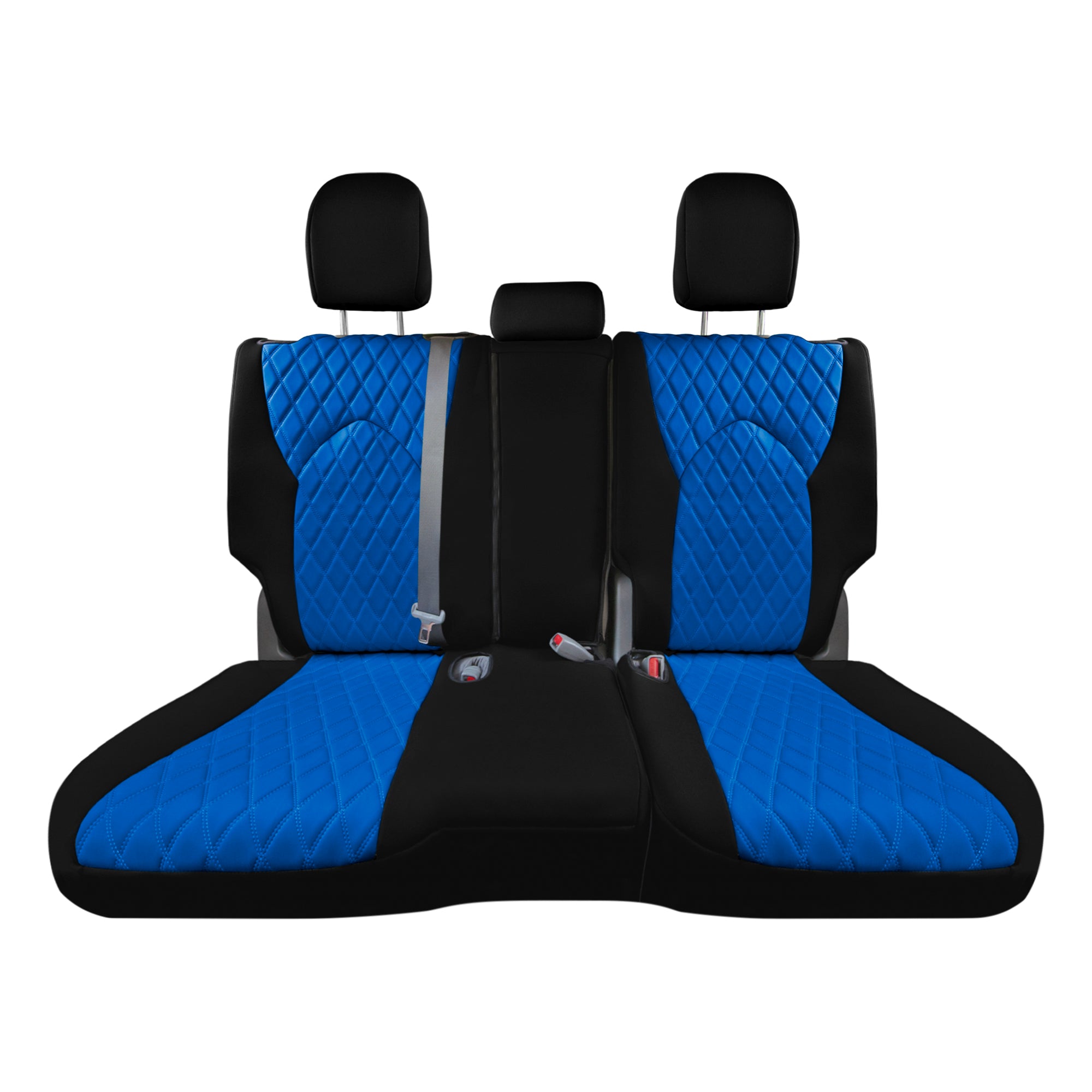 Toyota Highlander - 2020 - 2024  - 2nd Row Set Seat Covers - Blue Ultraflex Neoprene