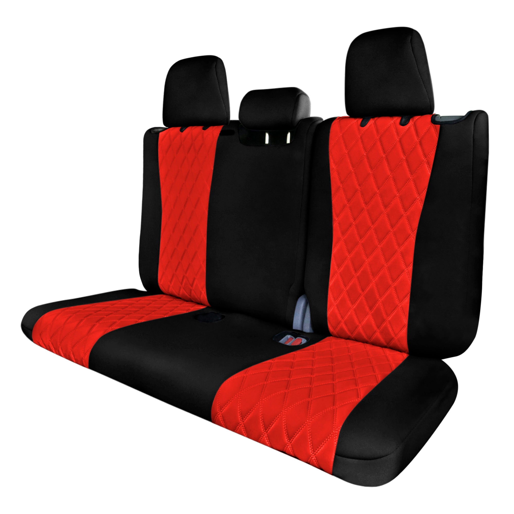 Toyota Highlander - 2020 - 2024  - 3rd Row Set Seat Covers - Red Ultraflex Neoprene