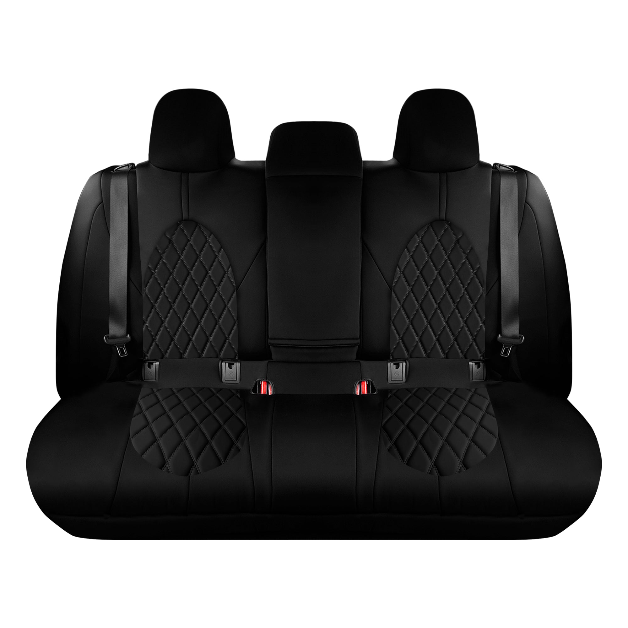Toyota Camry 2018 2024 Rear Set Seat Covers Black Neoprene