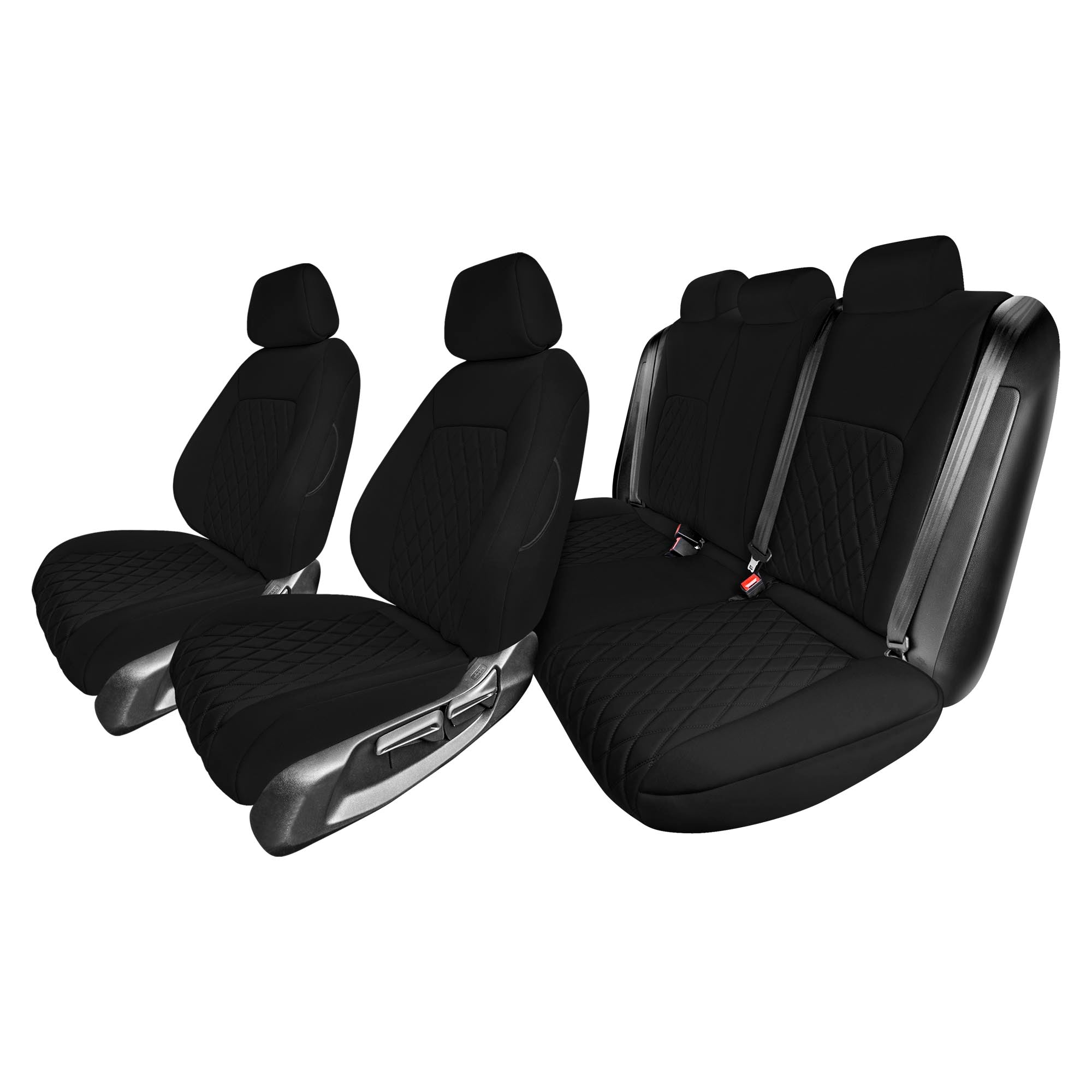 Honda Civic 2020 - 2024 Full Set Seat Covers - Black Ultraflex Neoprene