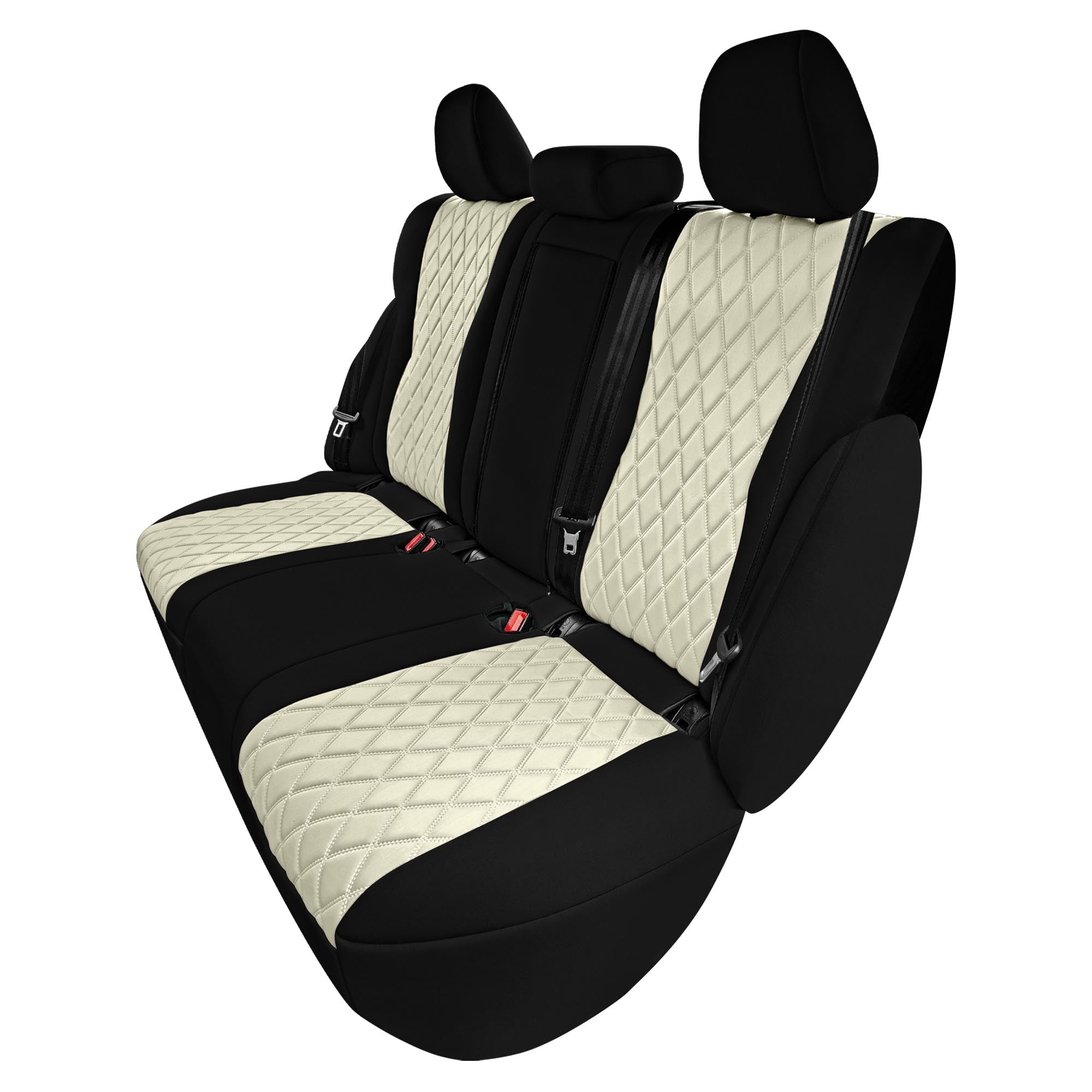 Nissan Rogue - 2020-2024 - Rear Set Seat Covers - Beige Ultraflex Neoprene