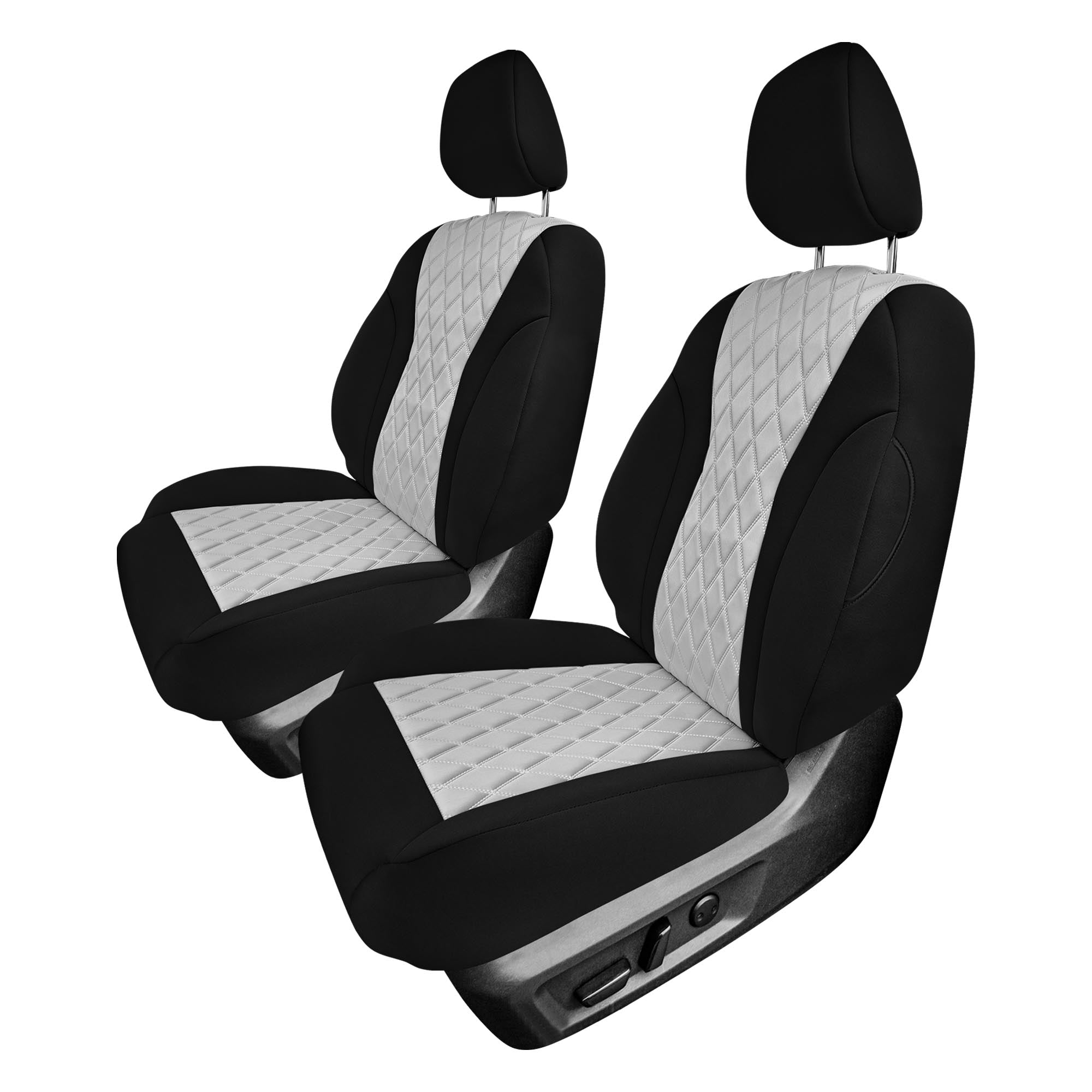 Nissan Rogue - 2020-2024 - Front Set Seat Covers - Gray Ultraflex Neoprene