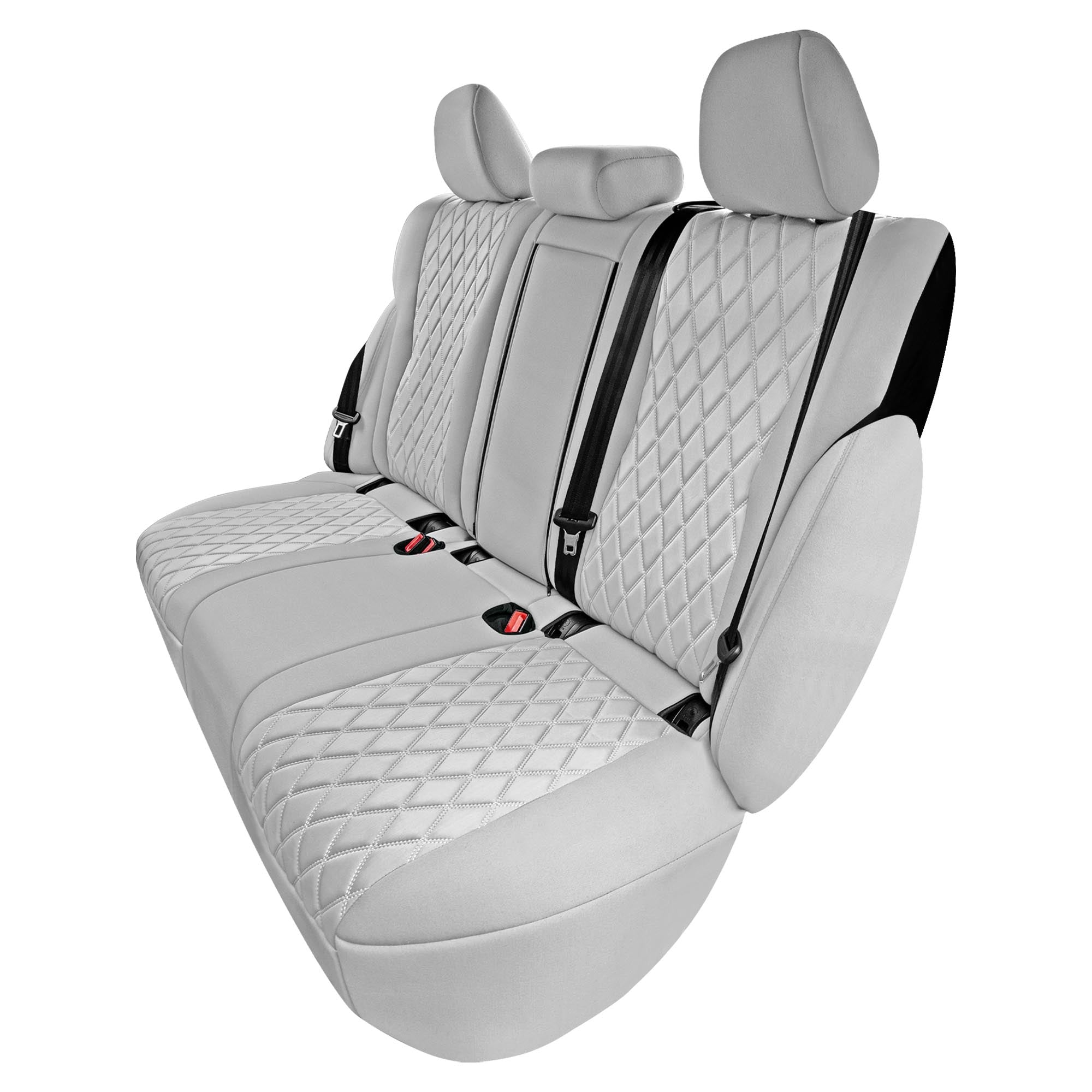Nissan Rogue - 2020-2024 - Rear Set Seat Covers - Solid Gray Ultraflex Neoprene