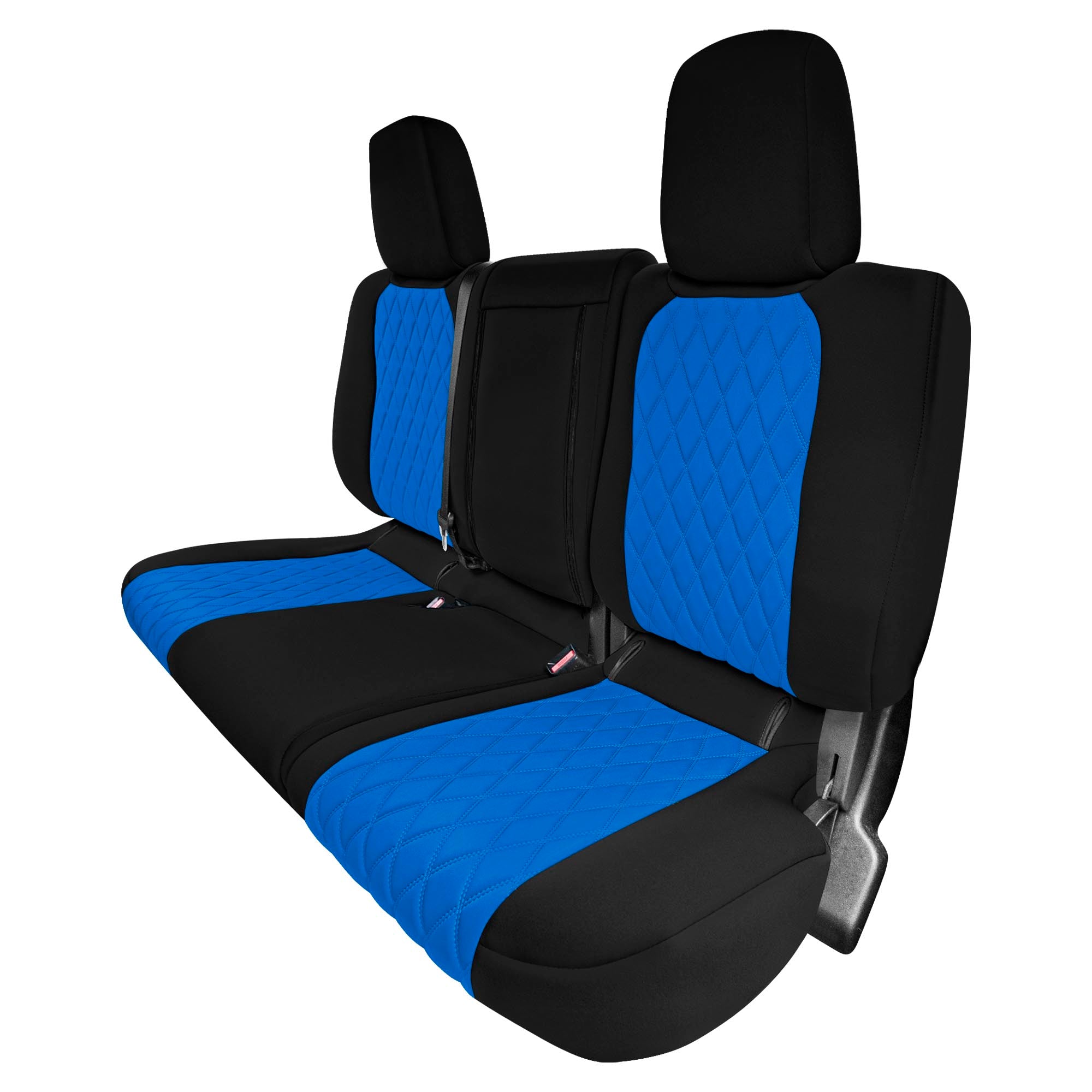 Nissan Titan King Cab/Crew Cab - 2017-2022 - Rear Set Seat Covers - Blue Ultraflex Neoprene