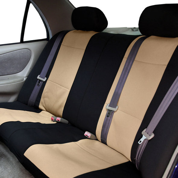 Neoprene Seat Covers - Rear Beige
