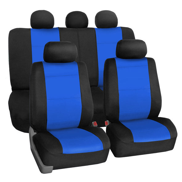 Neoprene Seat Covers - Full Set Blue