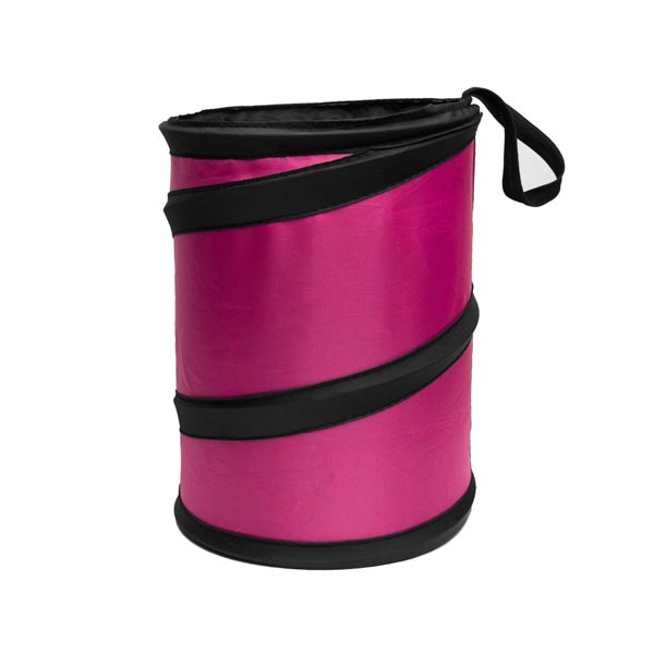 Collapsible Trash Can - Small Pink