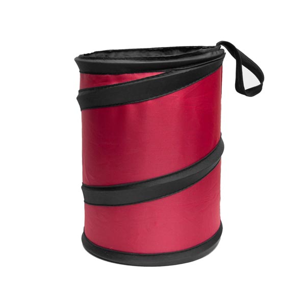 Collapsible Trash Can - Small Red
