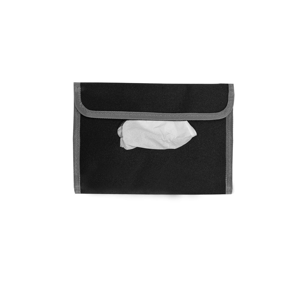 Car Visor Tissue Holder with 2 packs of tissues Gray