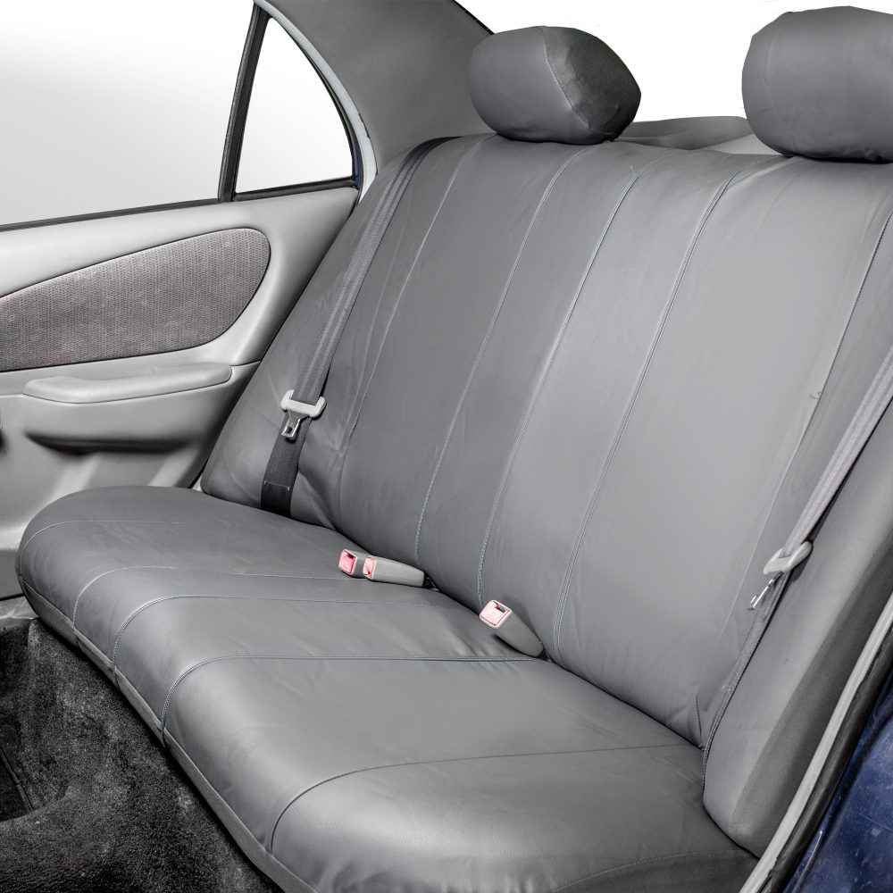 Royal PU Leather Seat Covers  - Rear Gray