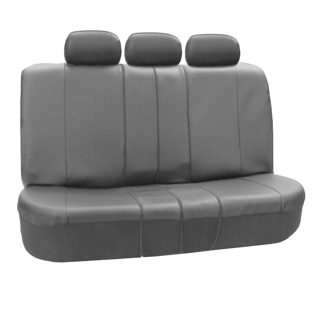Royal PU Leather Seat Covers  - Rear Gray