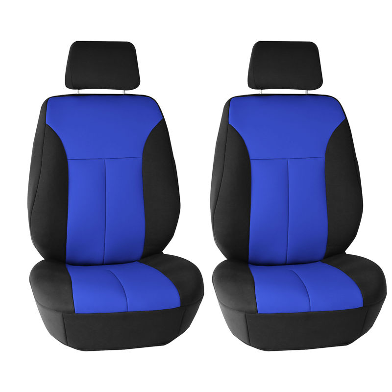 Ultraflex Neoprene Seat Covers Front Set Blue Black