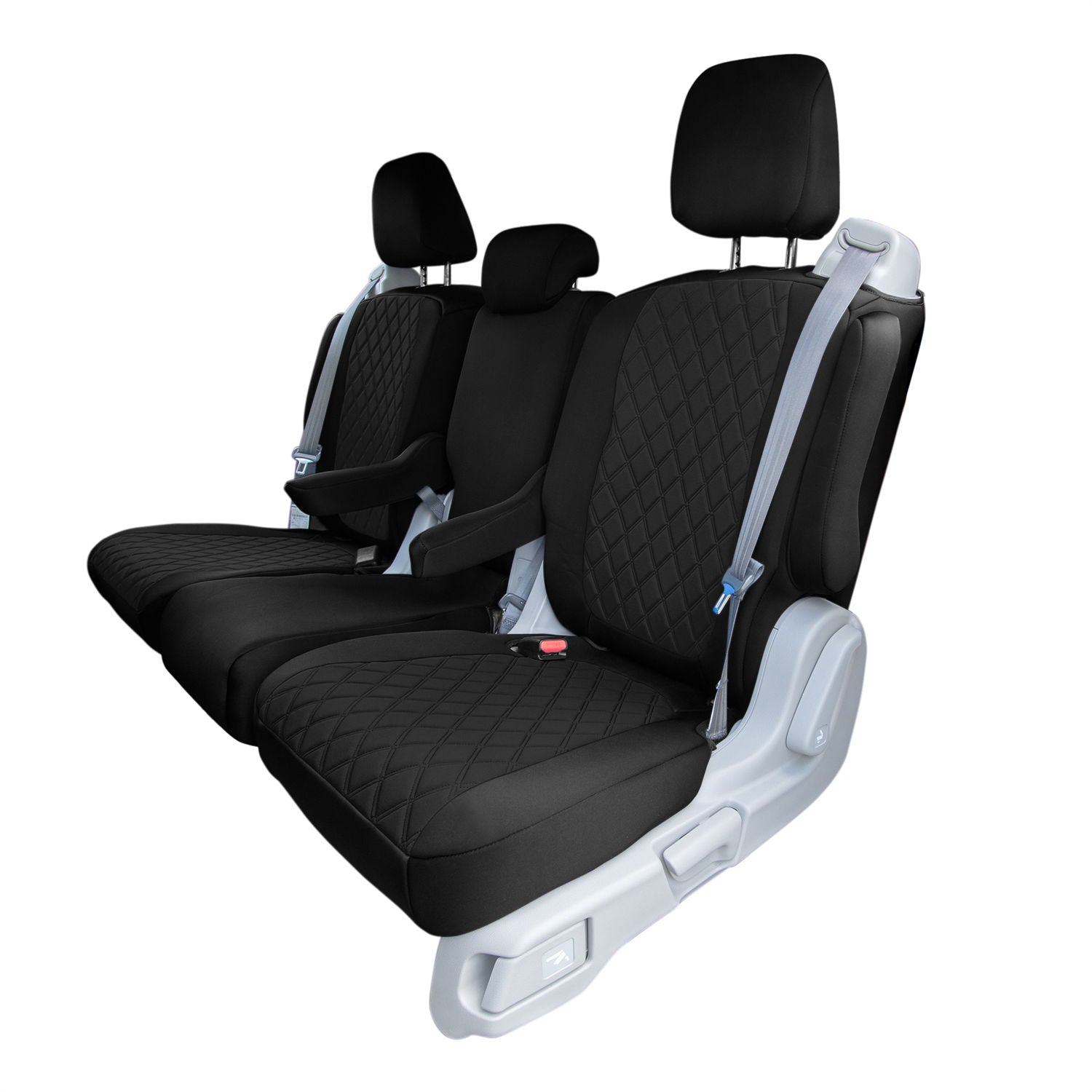 Honda Odyssey 2018 - 2024  - 2nd Row Seat Covers - Black Ultraflex Neoprene