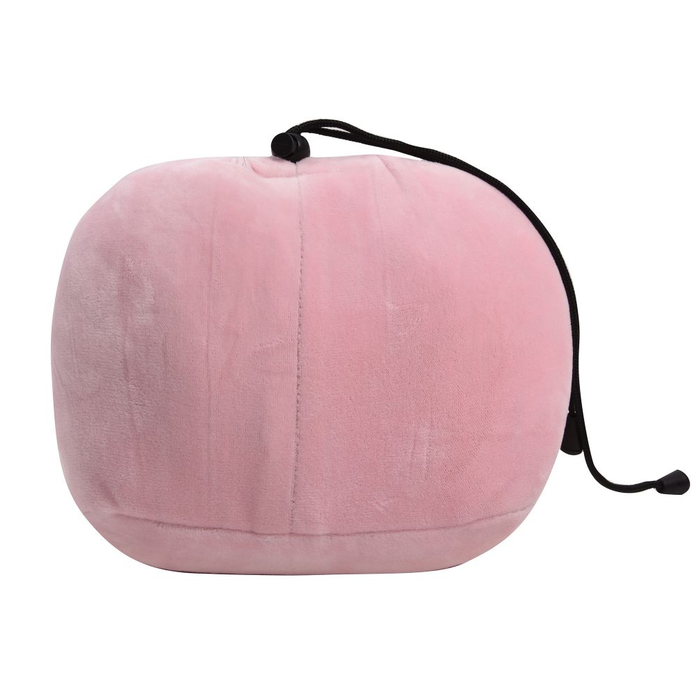 Ultimate Comfort Memory Foam Travel Neck Pillow Baby Pink