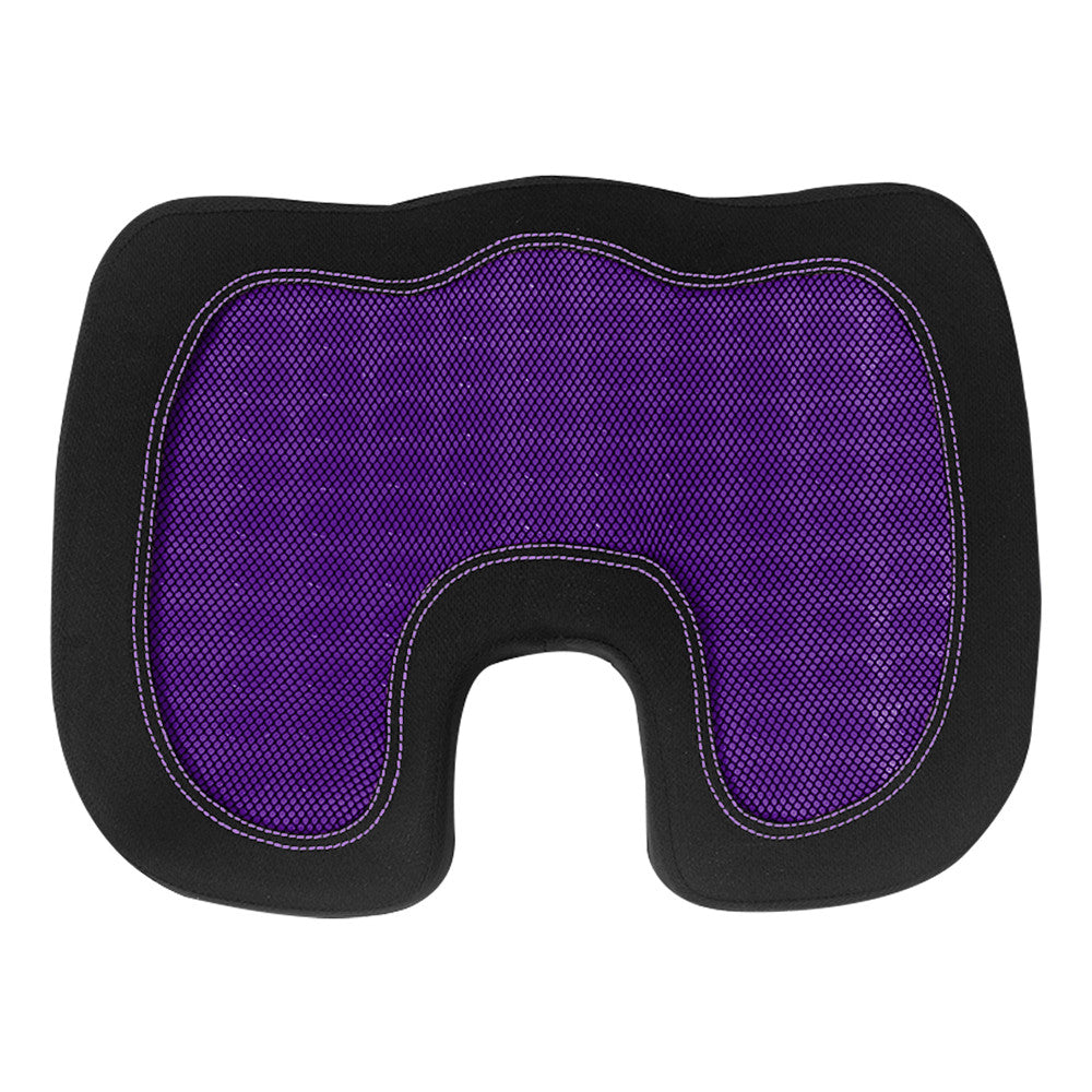 Ergonomic Cooling Gel Car Seat Cushion Purple