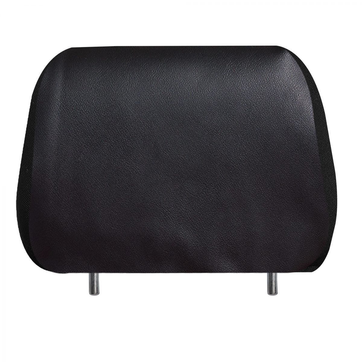Car Seat Headrest Cover in Faux Leather Black
