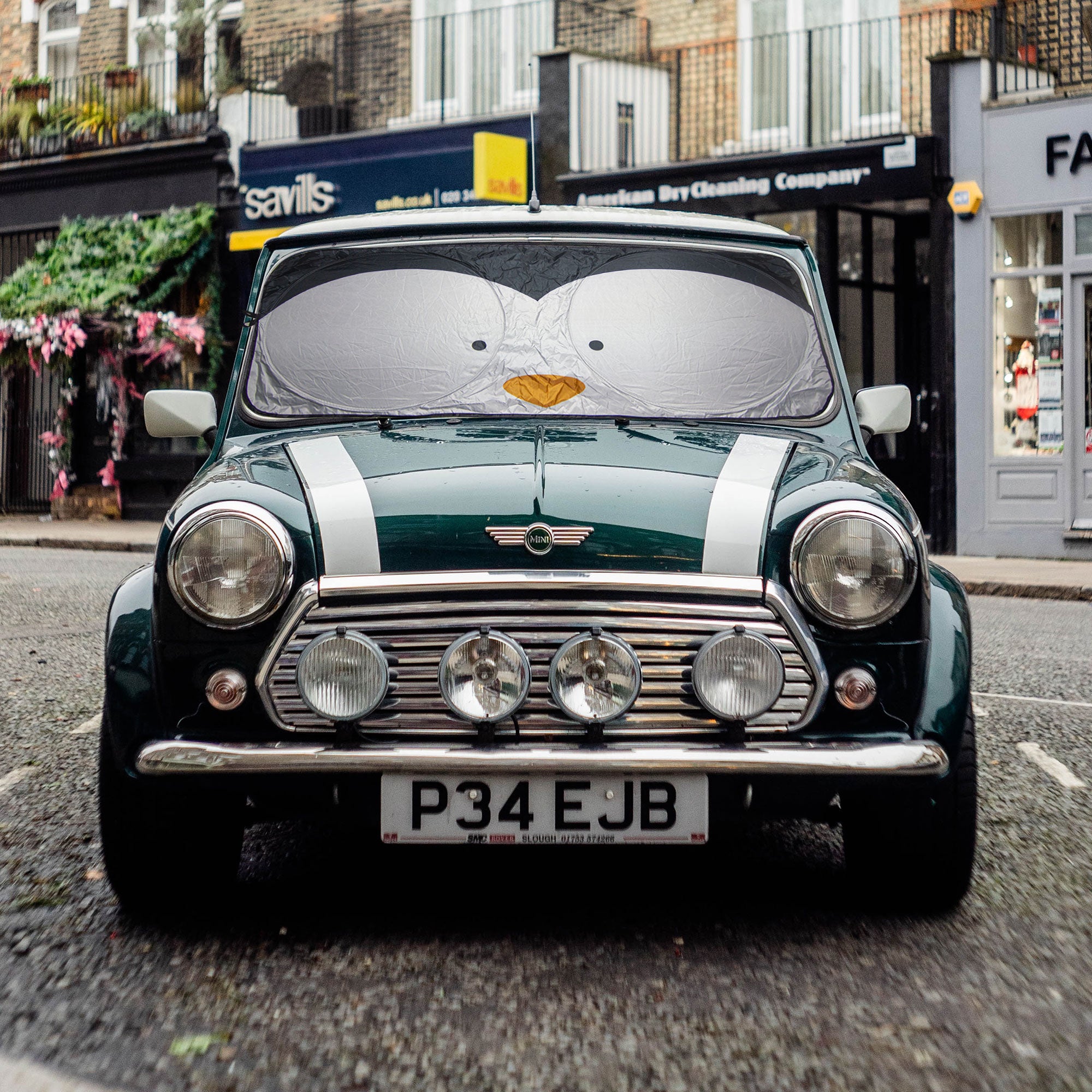 Arctic Penguin Car Windshield Sunshade Small