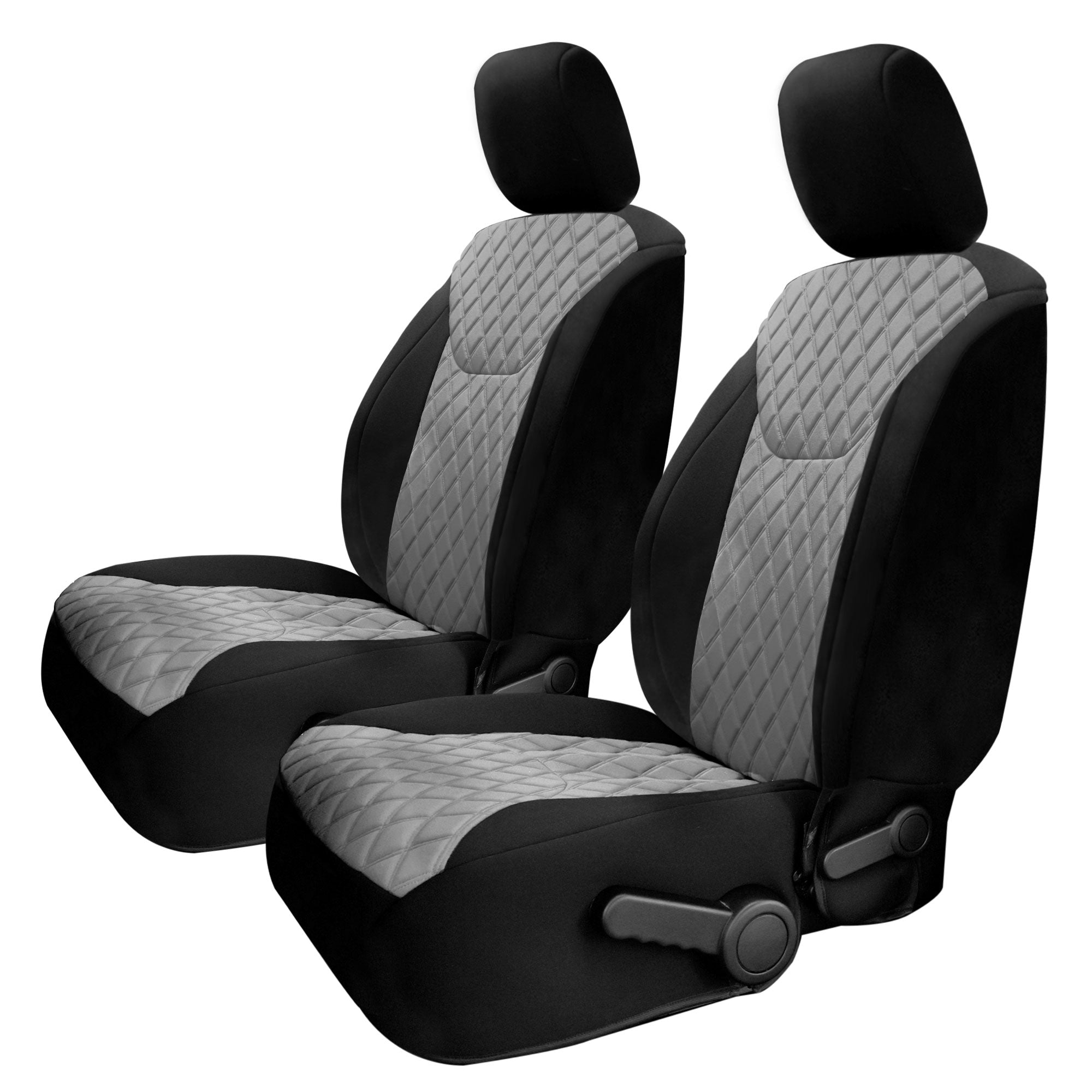 Jeep Wrangler JK 2007-2017 -  Front Set Seat Covers - Gray Ultraflex Neoprene