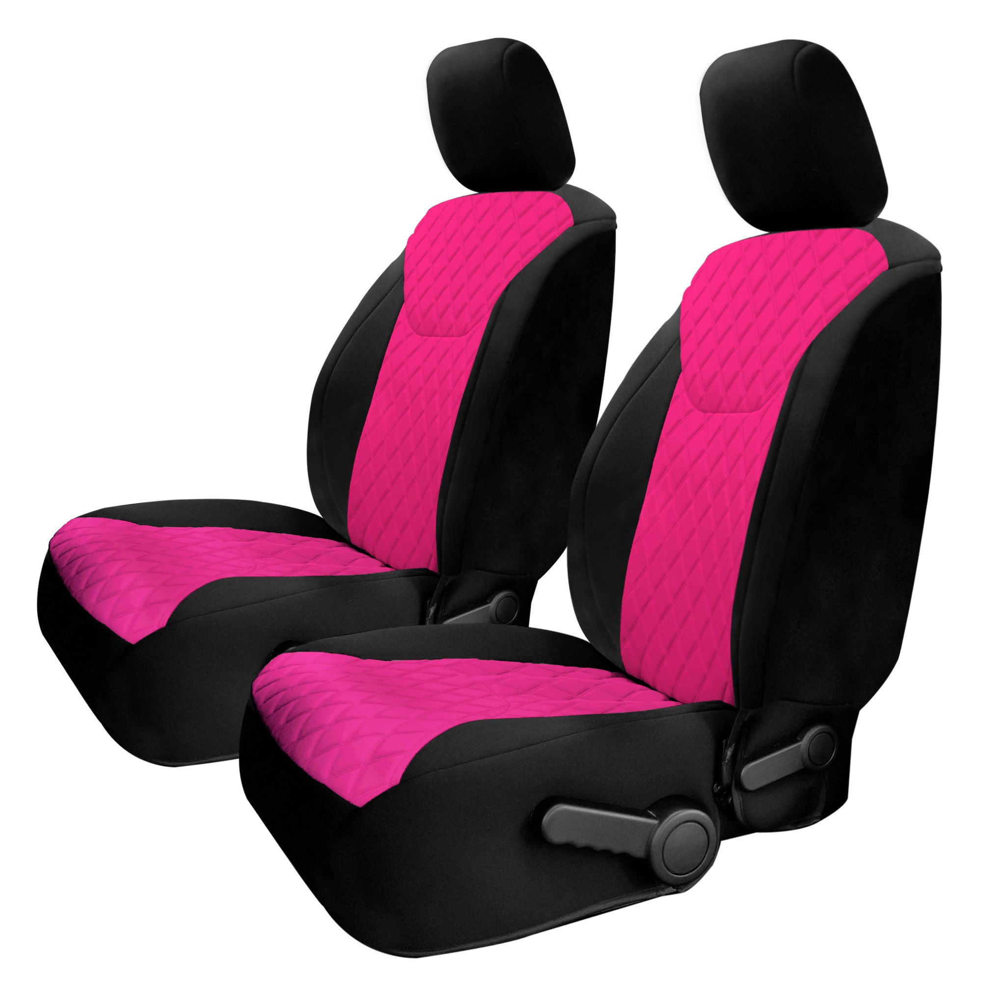 Jeep Wrangler JK 2007-2017 -  Front Set Seat Covers - Pink Ultraflex Neoprene