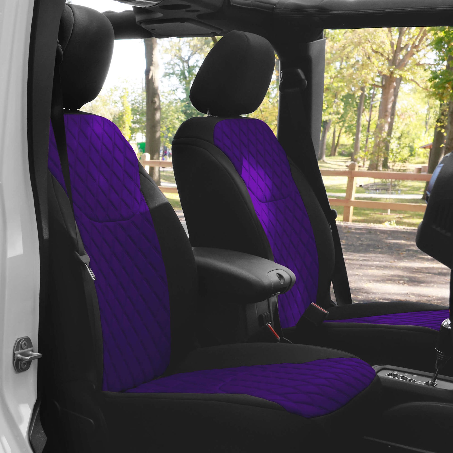 FH Group 2007-2017 Jeep Wrangler JKU Custom Seat Covers (Choose Fit 4DR or 2DR) - Picture 137 of 178