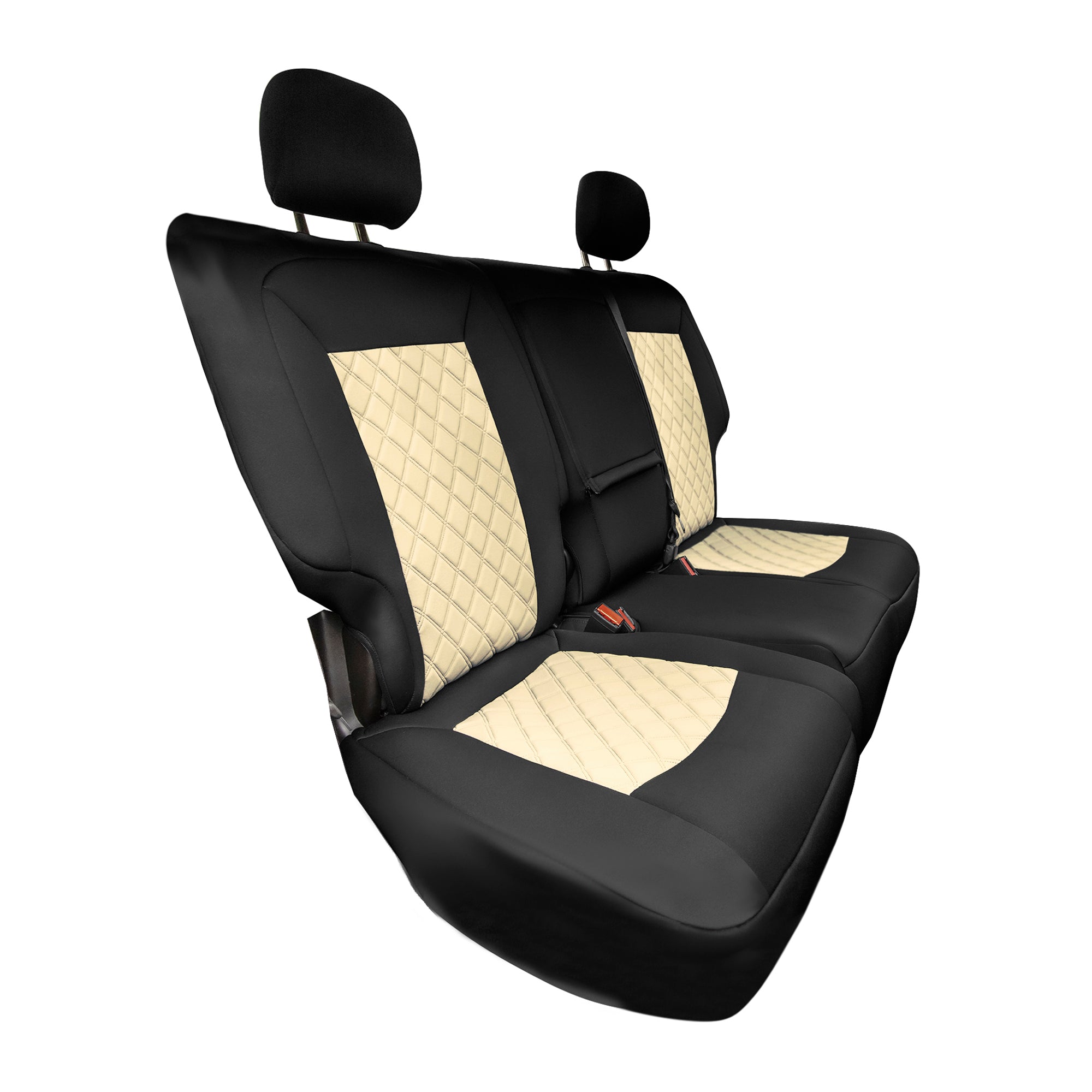 Chevy Equinox 2018-2021 - Rear Set Seat Covers - Beige Neoprene