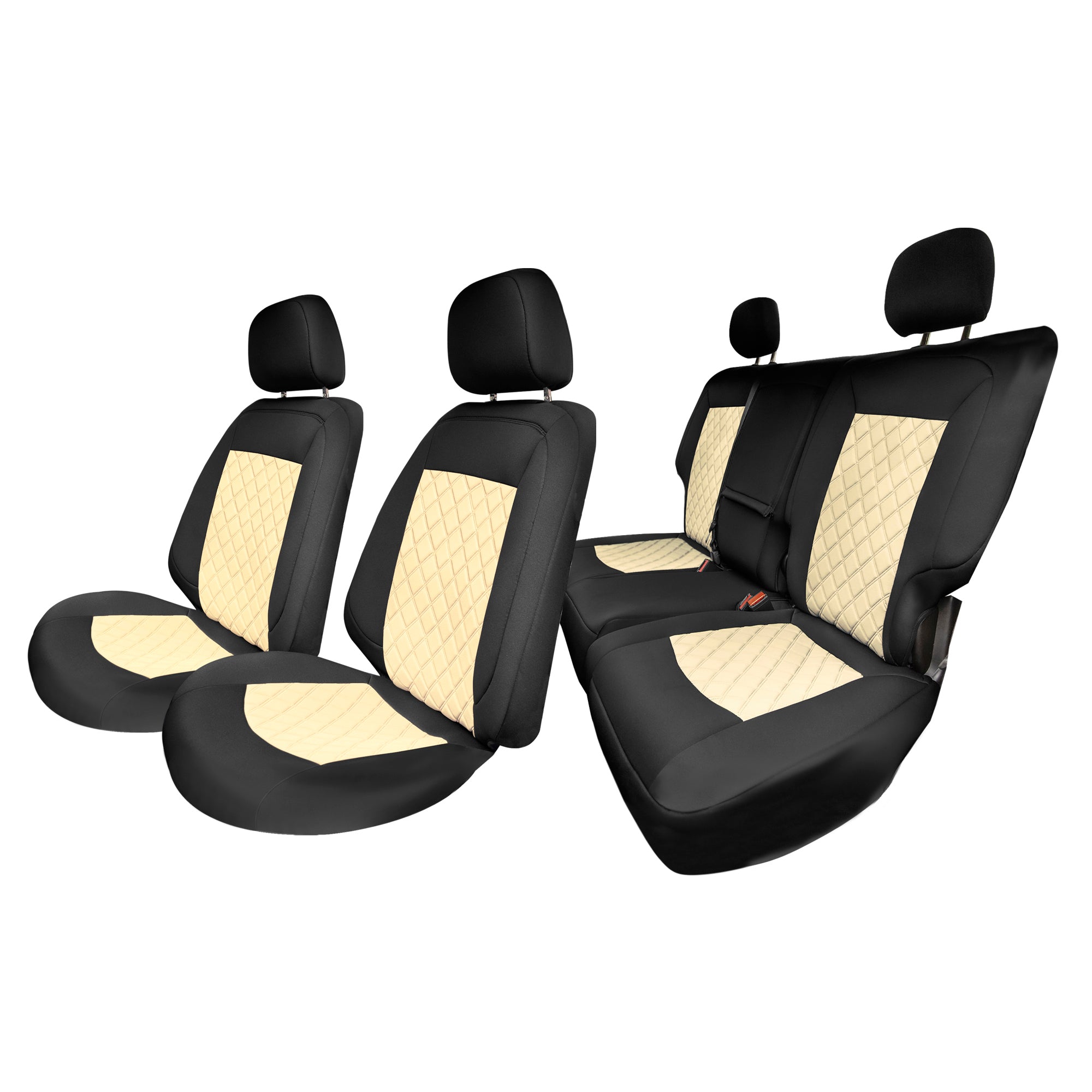 Chevy Equinox 2018-2021 - Full Set Seat Covers - Beige Neoprene