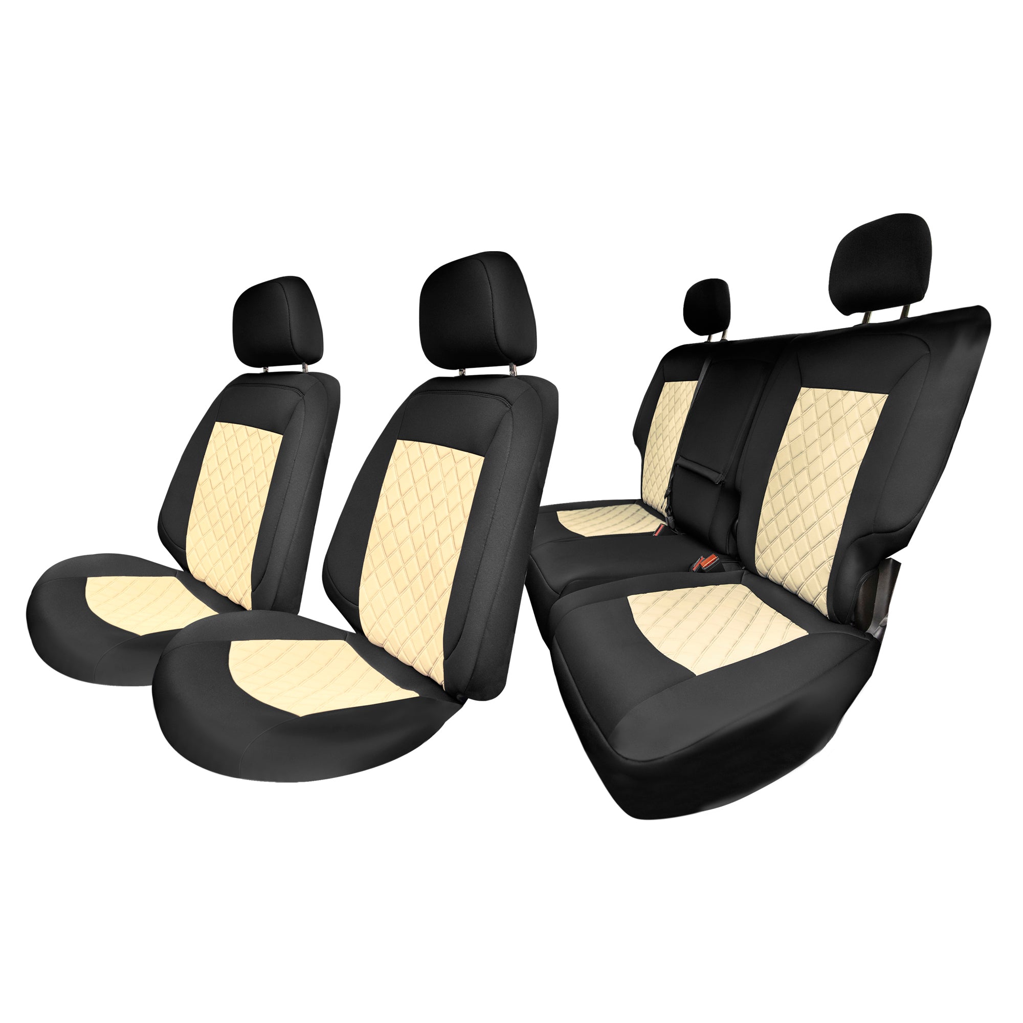 Chevy Equinox 2018-2023 - Full Set Seat Covers - Beige Ultraflex Neoprene