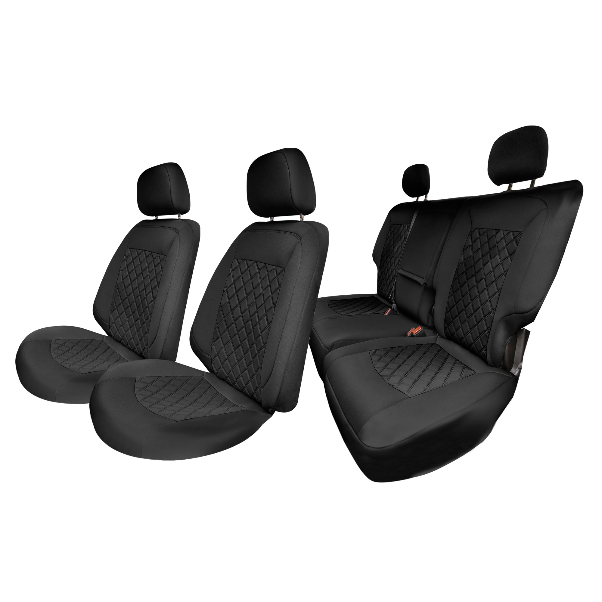 Chevy Equinox 2018-2023 - Full Set Seat Covers - Black Ultraflex Neoprene