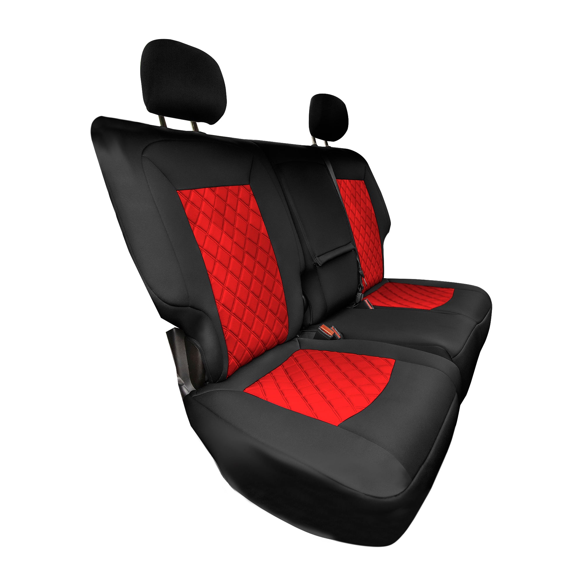 Chevy Equinox 2018-2023 - Rear Set Seat Covers - Red Ultraflex Neoprene