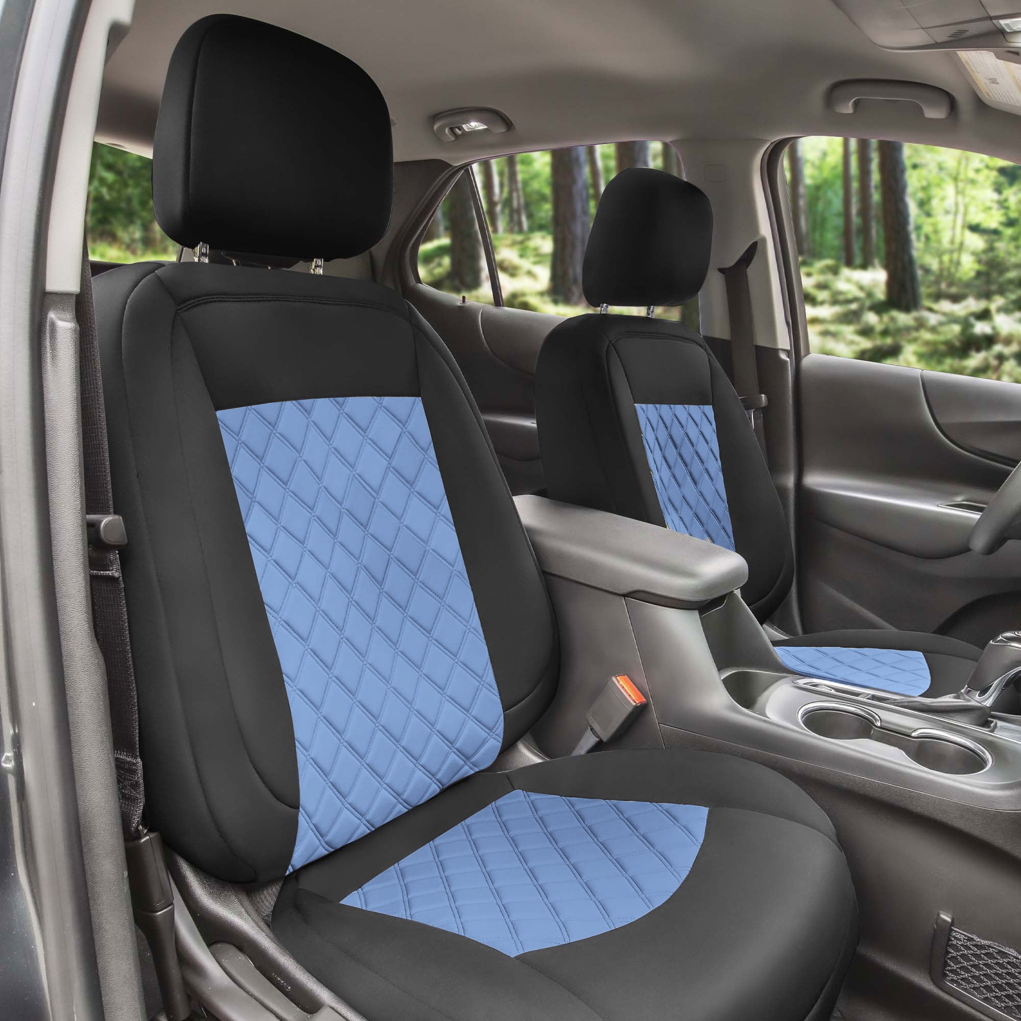 Chevy Equinox 2018-2023 - Full Set Seat Covers - Blue Ultraflex Neoprene
