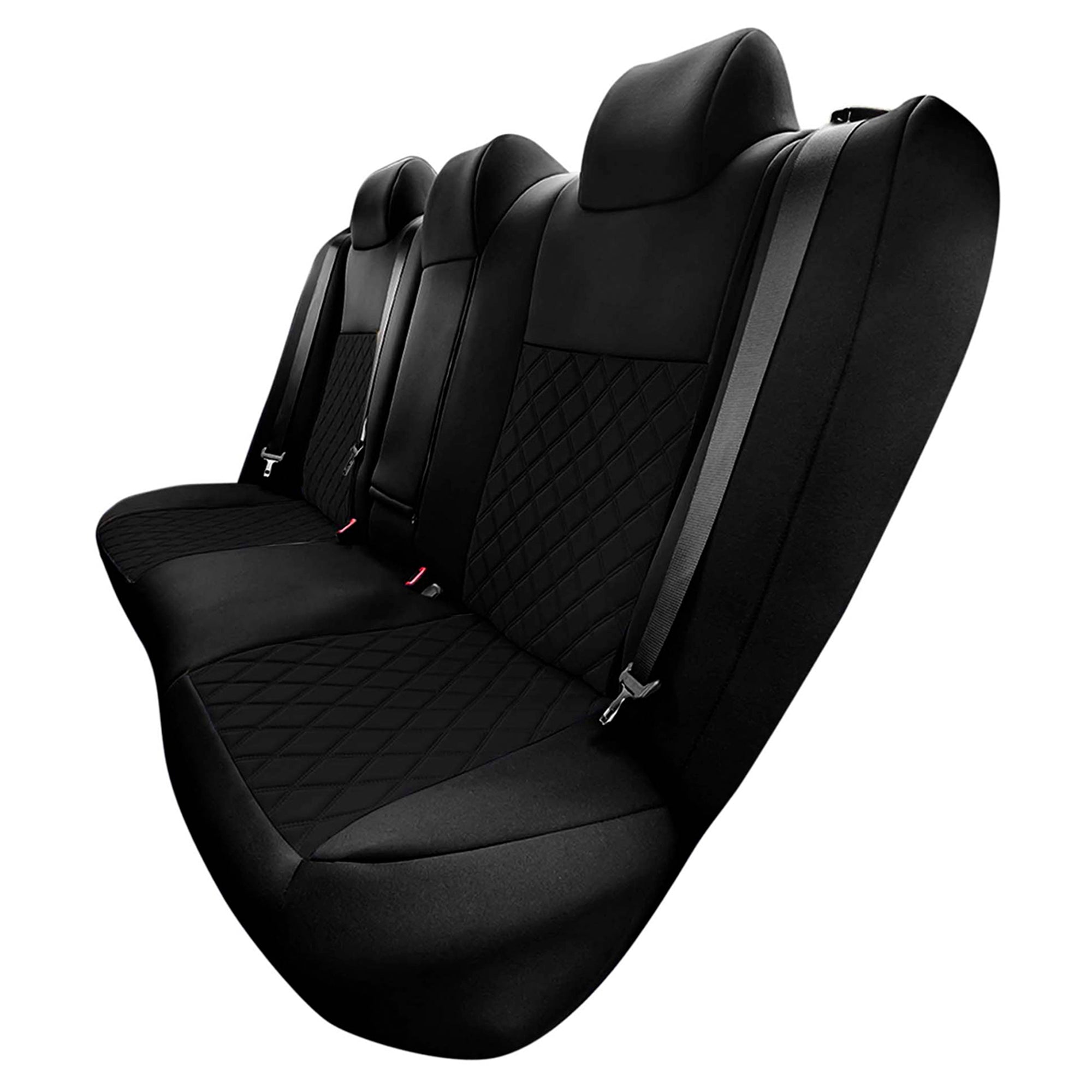 Toyota Camry LE | SE | XSE | XLE  2012-2017 - Rear Set Seat Covers - Black Ultraflex Neoprene
