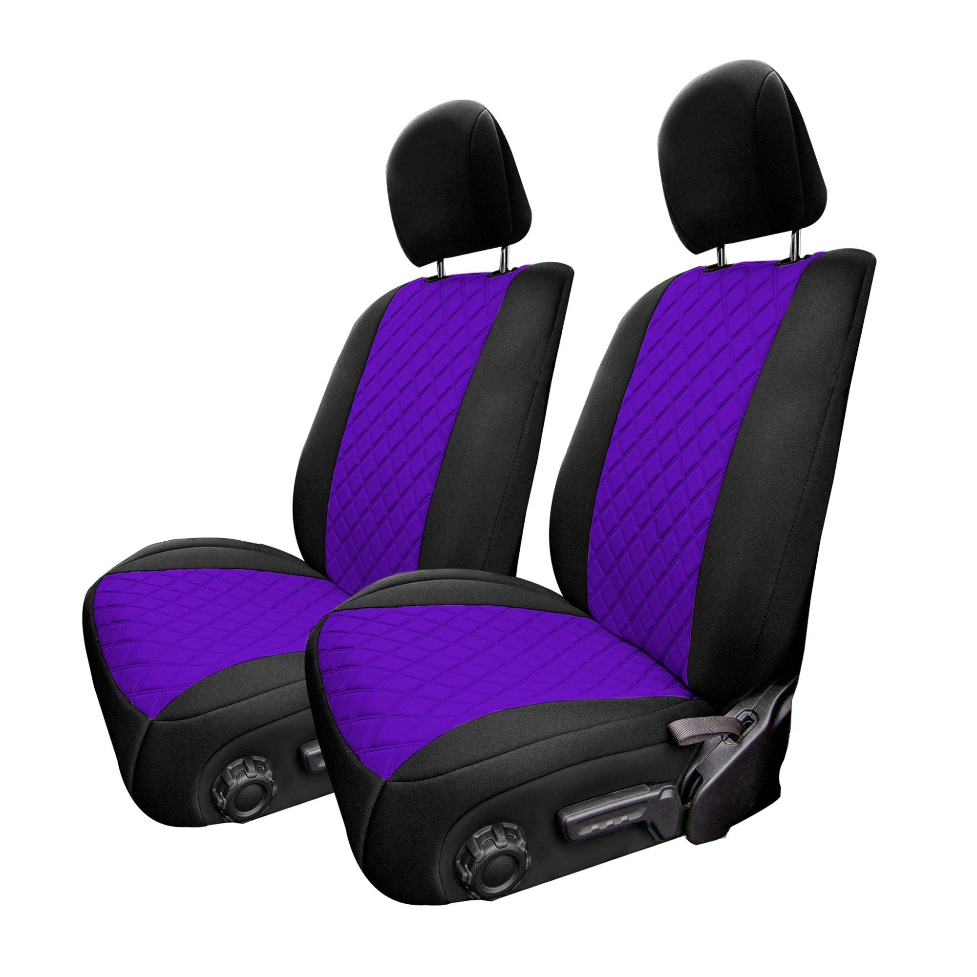 Jeep Wrangler JL 2018-2024 -  Front Set Seat Covers - Purple Ultraflex Neoprene