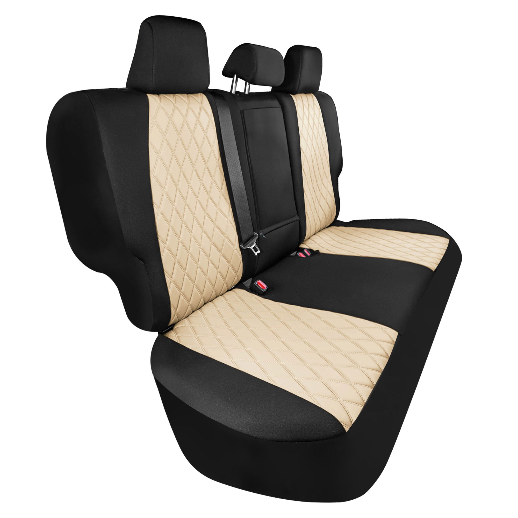 Toyota Rav4 LE | XLE | Limited 2019-2025  - Rear Set Seat Covers - Beige Ultraflex Neoprene