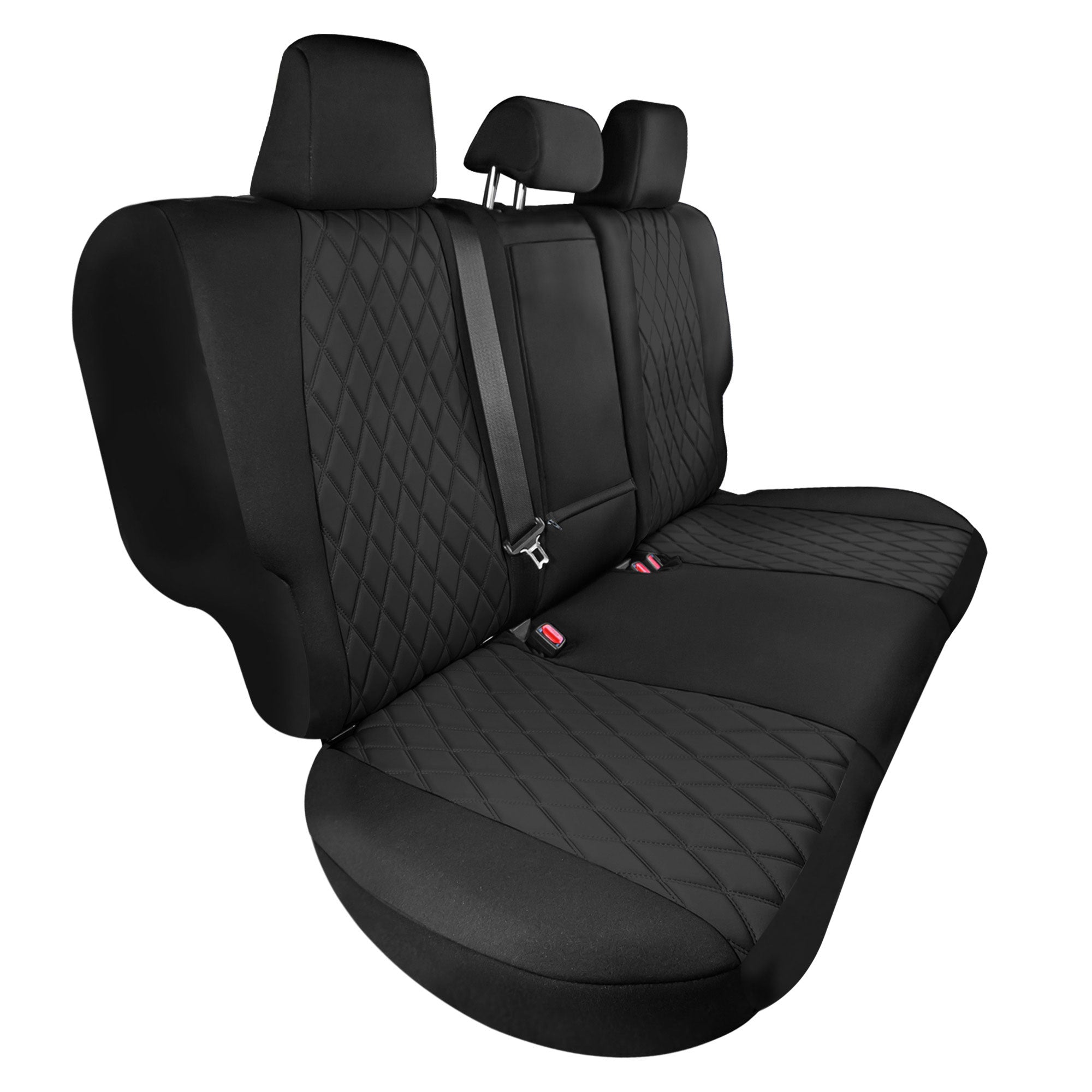 Toyota Rav4 Hybrid | Hybrid Prime 2021-2025  - Rear Set Seat Covers - Black Ultraflex Neoprene