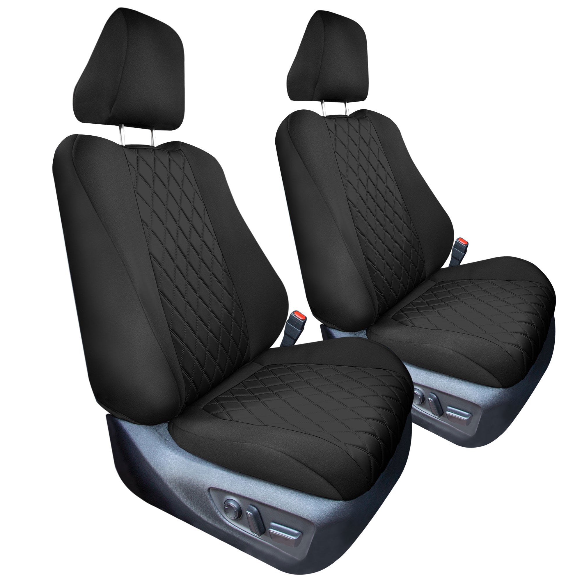 Toyota Rav4 LE | XLE | Limited 2019-2025  - Front Set Seat Covers - Black Ultraflex Neoprene