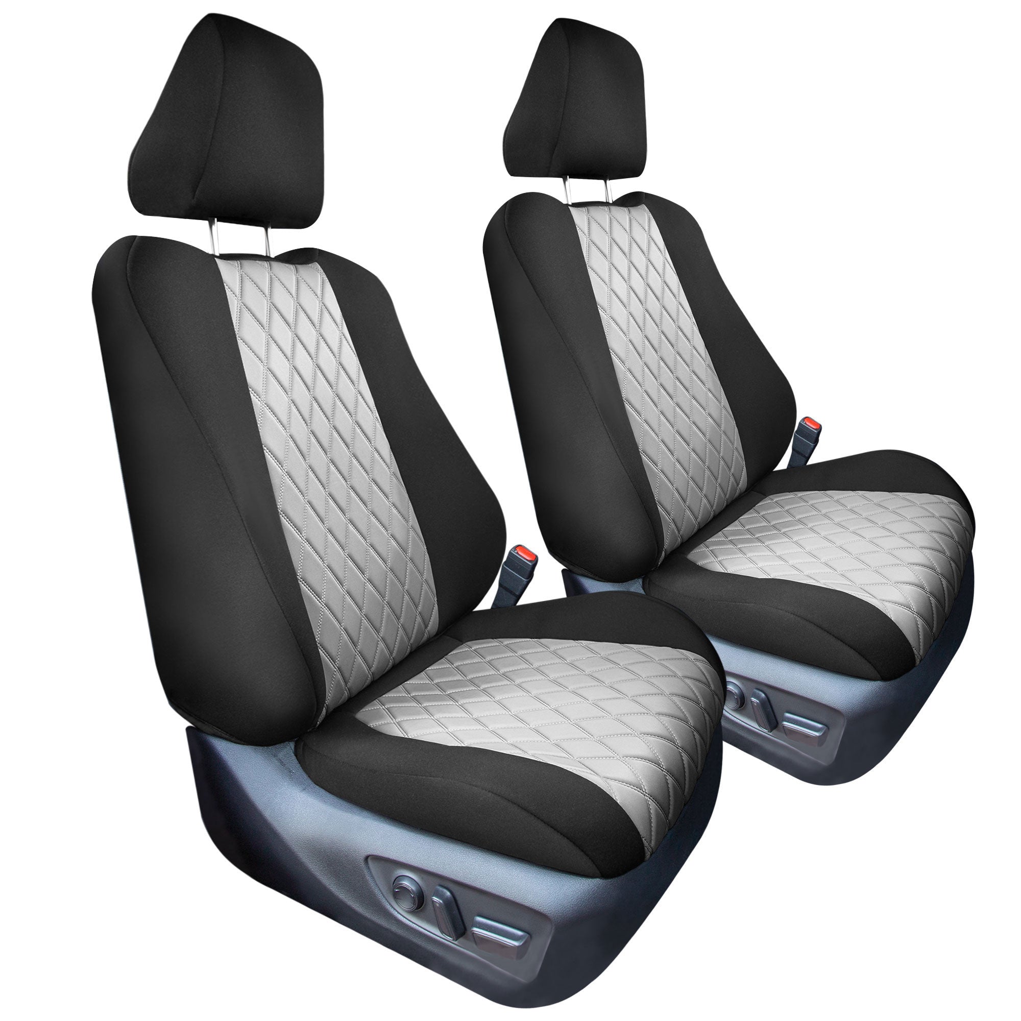 Toyota Rav4 LE | XLE | Limited 2019-2025 - Front Set Seat Covers - Gray Ultraflex Neoprene