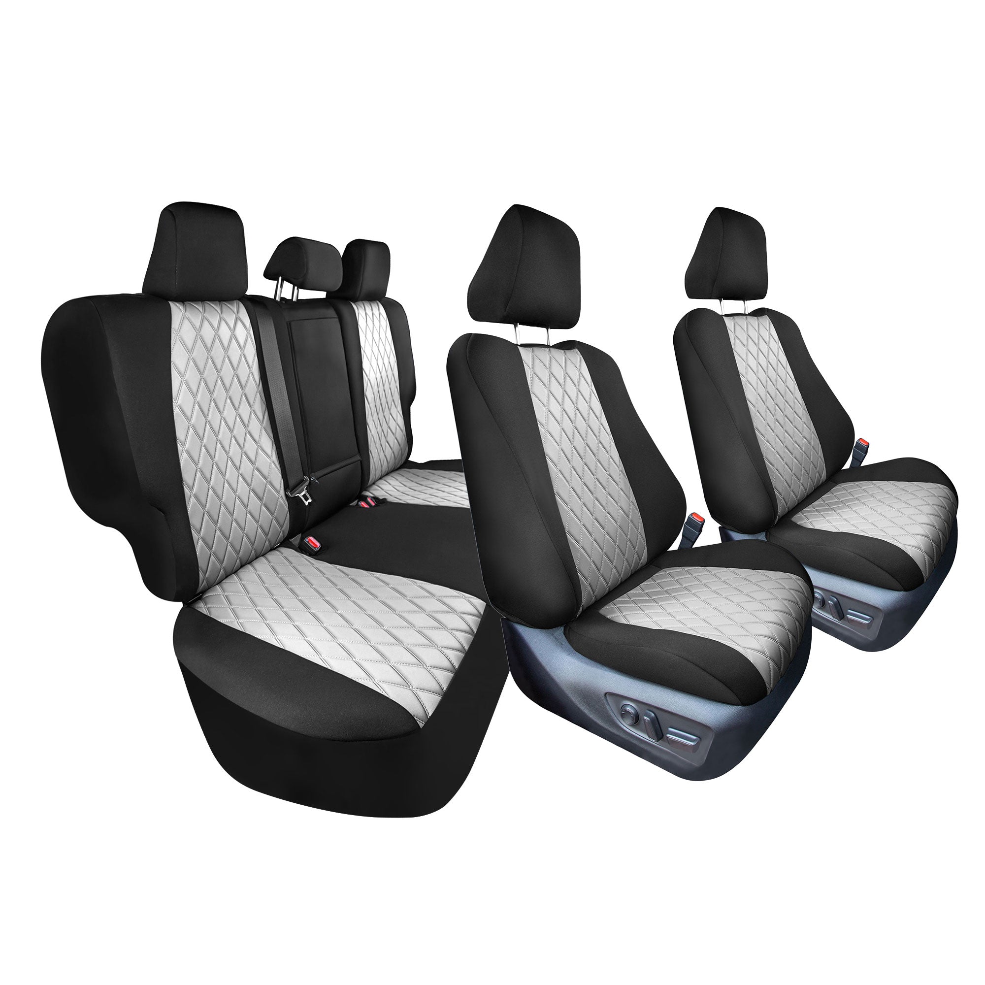 Toyota Rav4 LE | XLE | Limited 2019-2025  - Full Set Seat Covers - Gray Ultraflex Neoprene