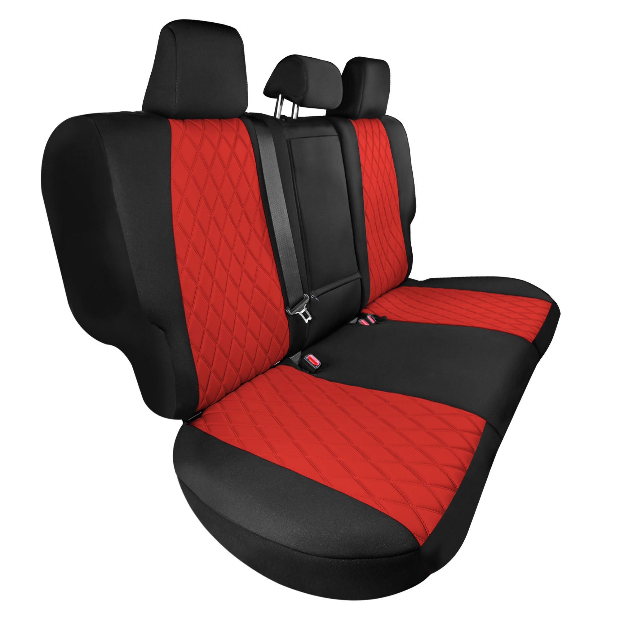 Toyota Rav4 Hybrid | Hybrid Prime 2021-2025  - Rear Set Seat Covers - Red Ultraflex Neoprene