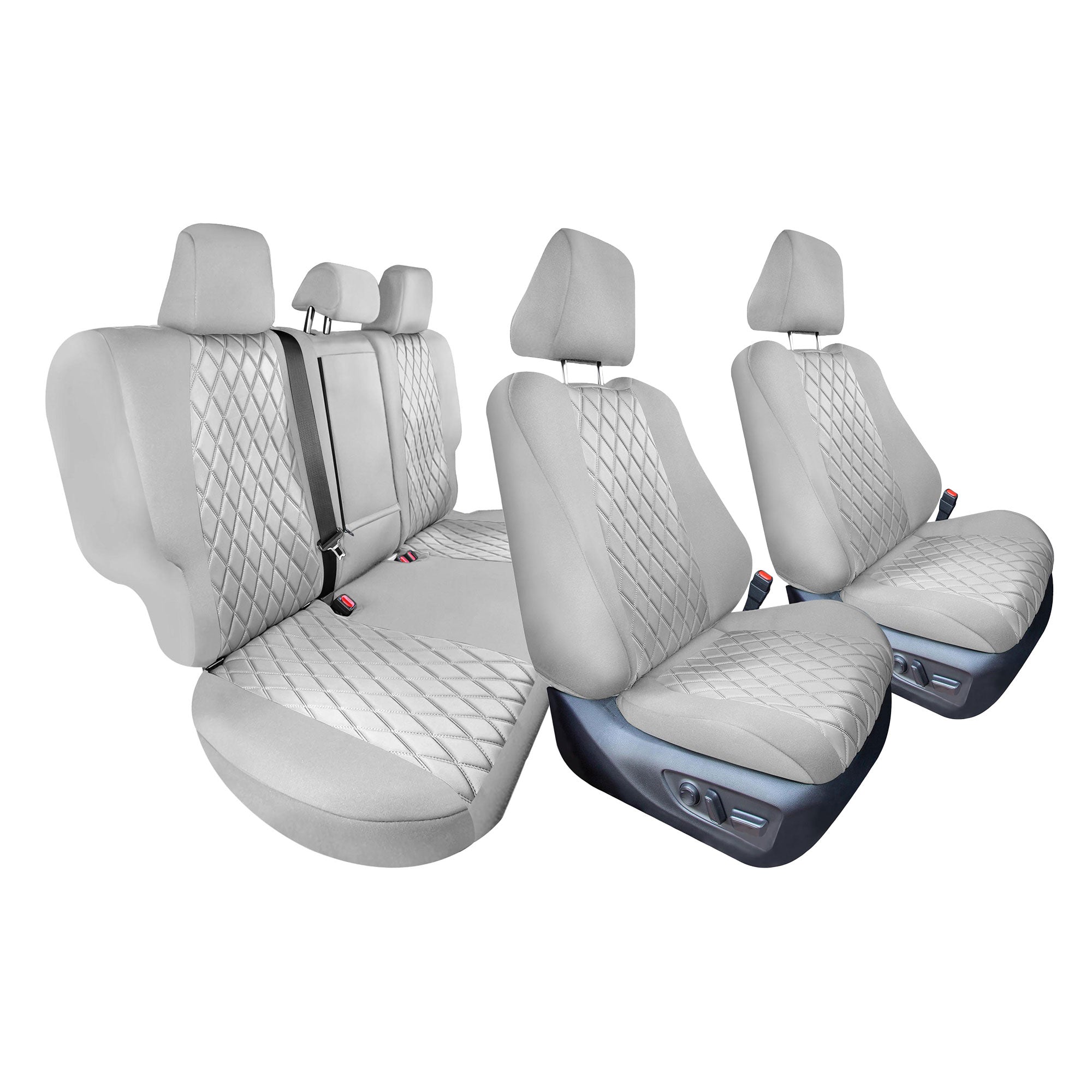 Toyota Rav4 LE | XLE | Limited 2019-2025  - Full Set Seat Covers - Solid Gray Ultraflex Neoprene