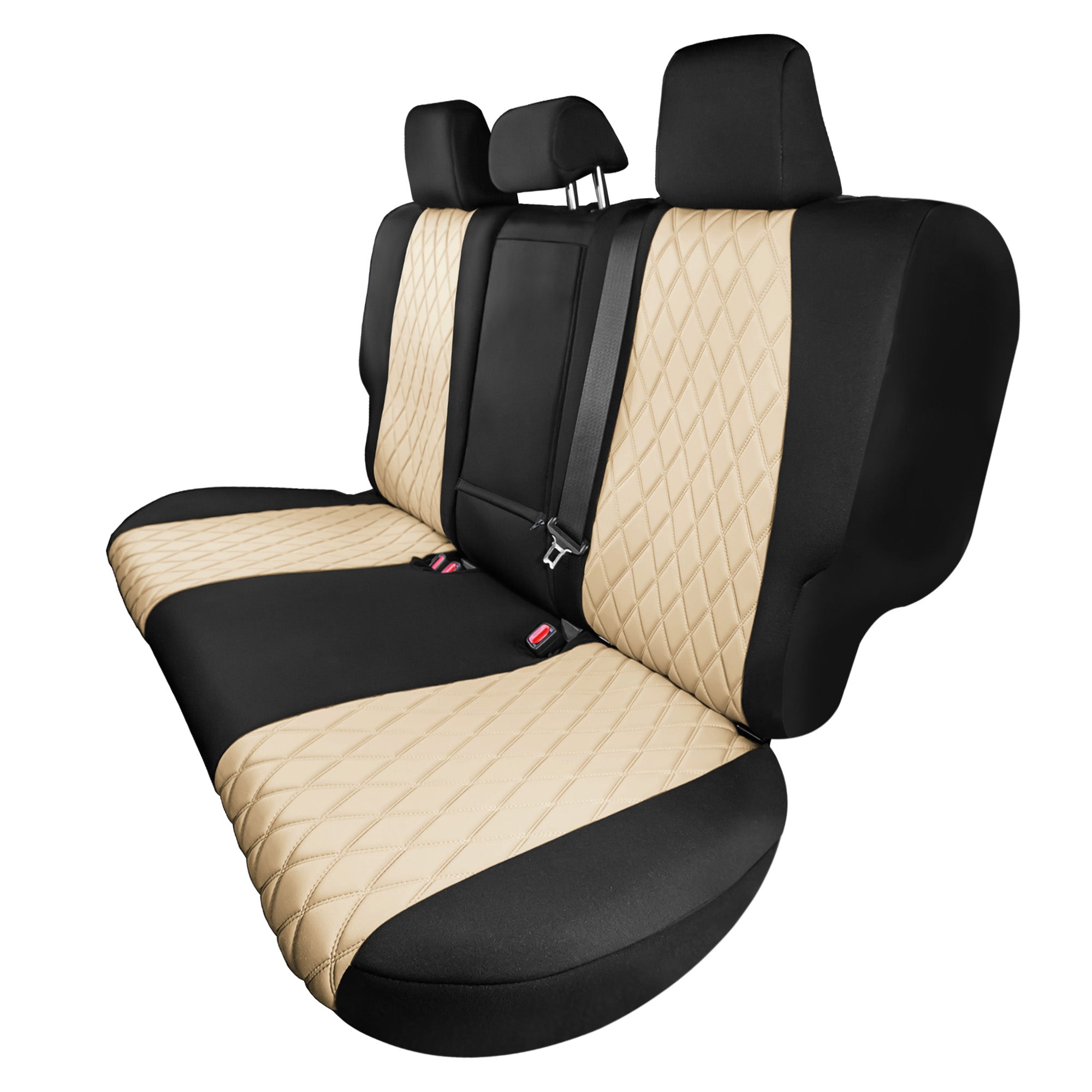 Toyota Rav4 Hybrid | Hybrid Prime 2021-2022  - Rear Set Seat Covers - Beige Neoprene