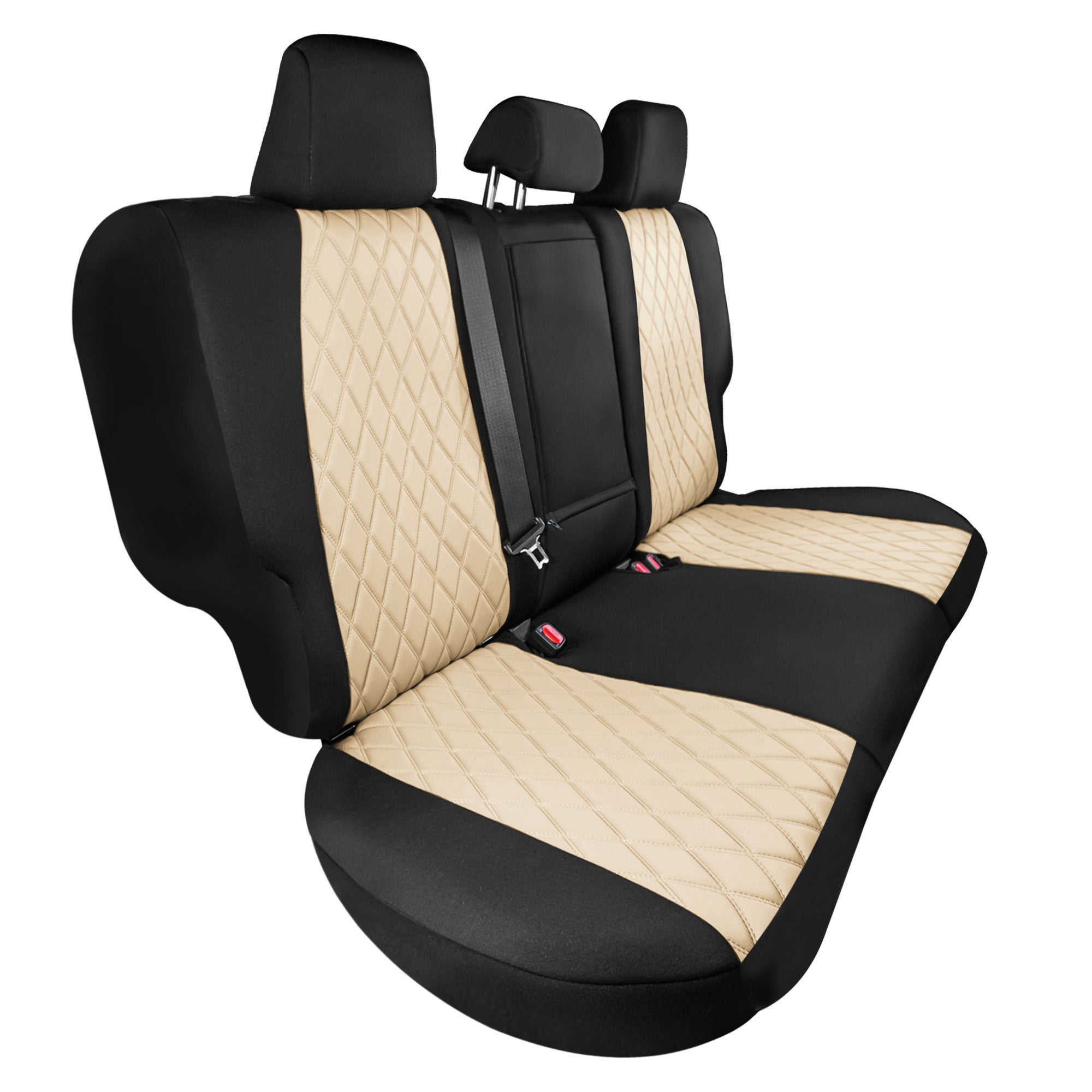 Toyota Rav4 LE | XLE | Limited 2019-2024  - Rear Set Seat Covers - Beige Ultraflex Neoprene
