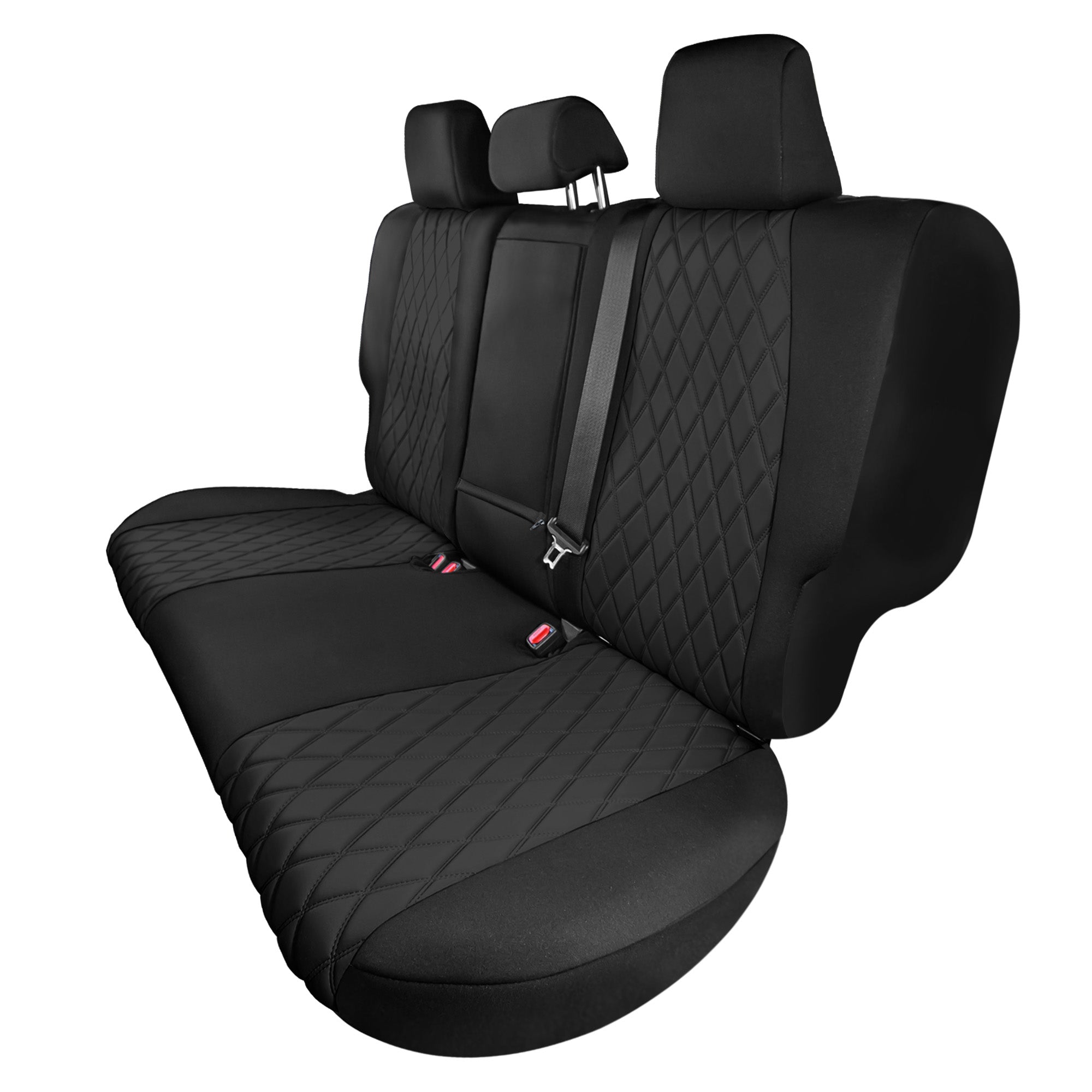 Toyota Rav4 Hybrid | Hybrid Prime 2021-2024  - Rear Set Seat Covers - Black Ultraflex Neoprene