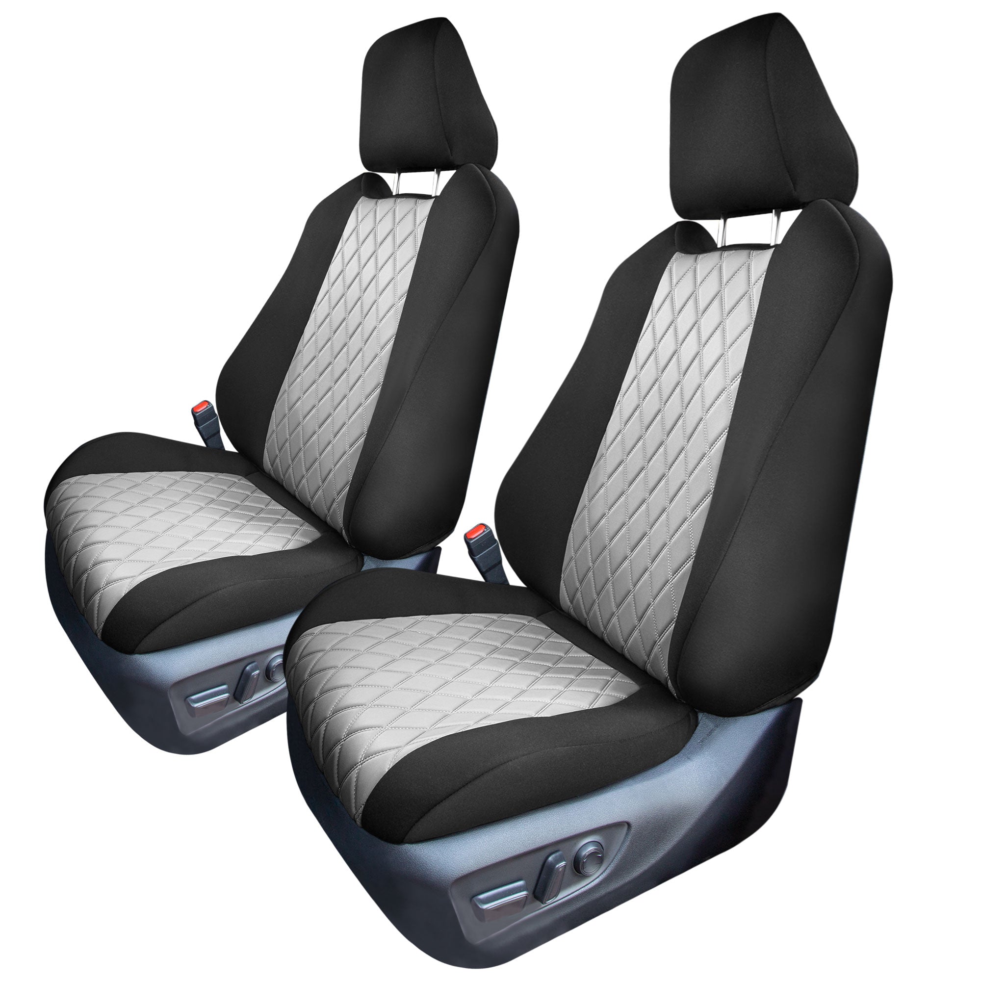 Toyota Rav4 LE | XLE | Limited 2019-2024  - Front Set Seat Covers - Gray Ultraflex Neoprene